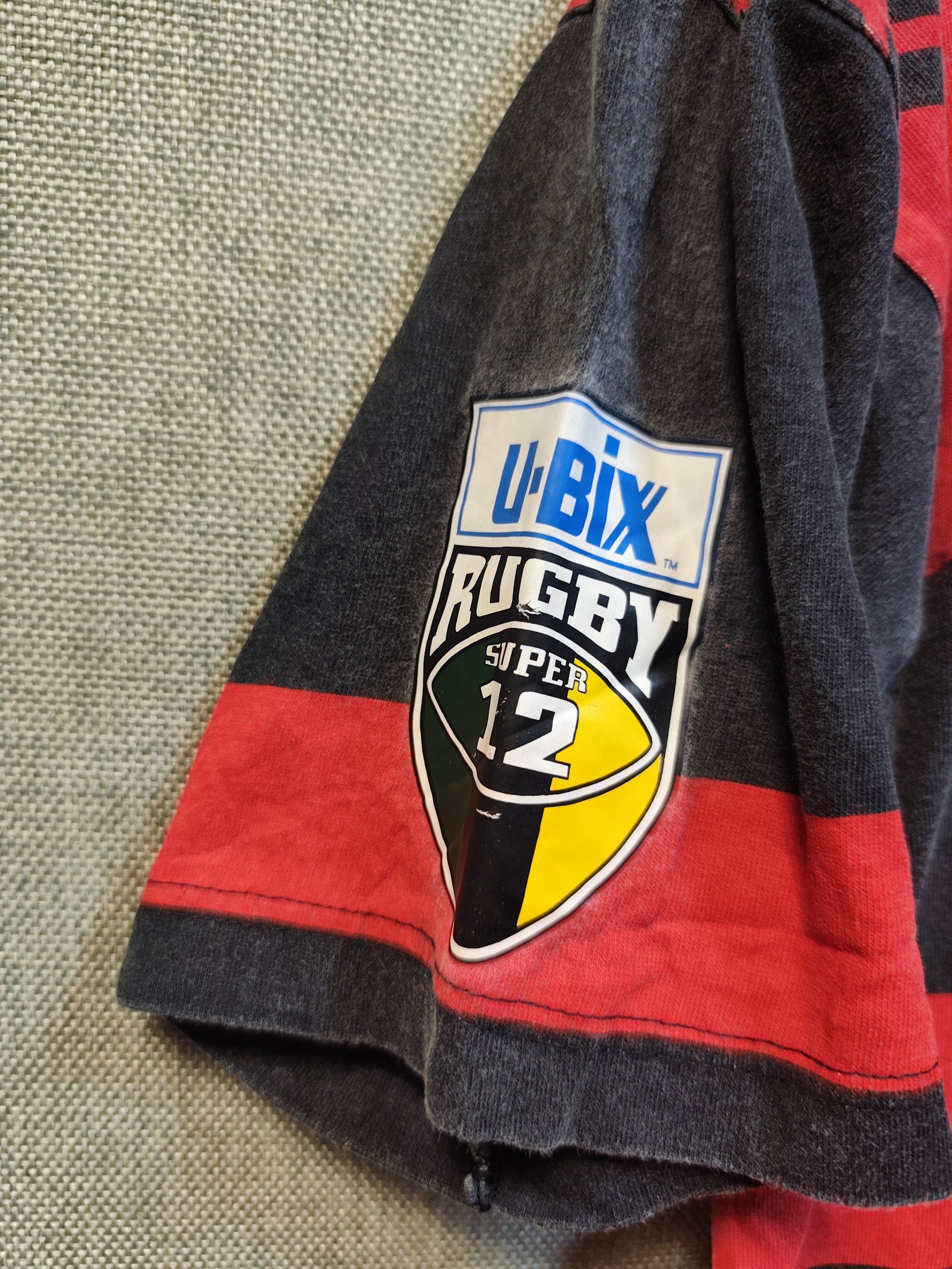 Canterbury of New Zealand Vintage 90s Canterbury Crusader Rugby Temek Polo Shirt Size US L / EU 52-54 / 3 - 4 Thumbnail