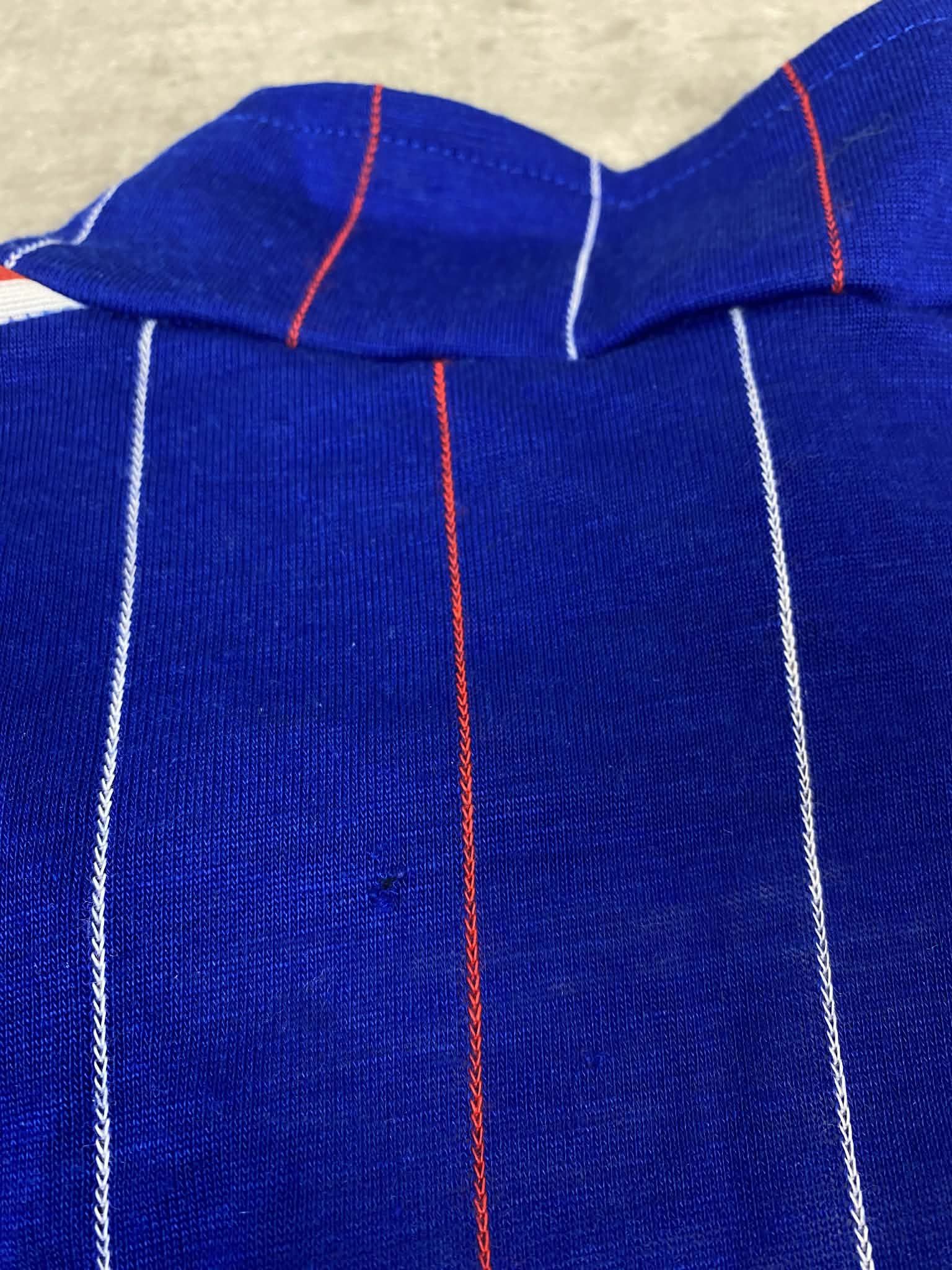 Adidas Vintage Adidas France Blue Jersey Soccer 1980s Longsleeve Size US S / EU 44-46 / 1 - 16 Thumbnail