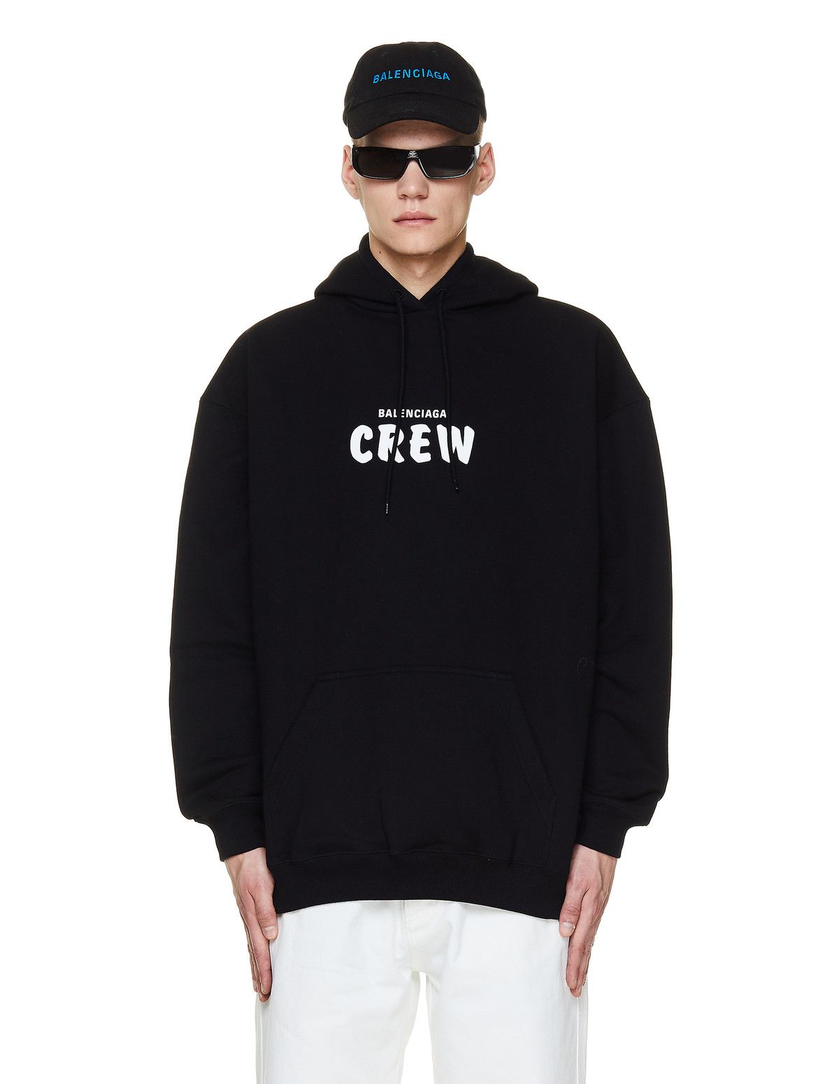 Balenciaga Balenciaga FW20 Crew Hoodie - Black Cotton Size US S / EU 44-46 / 1 - 13 Thumbnail