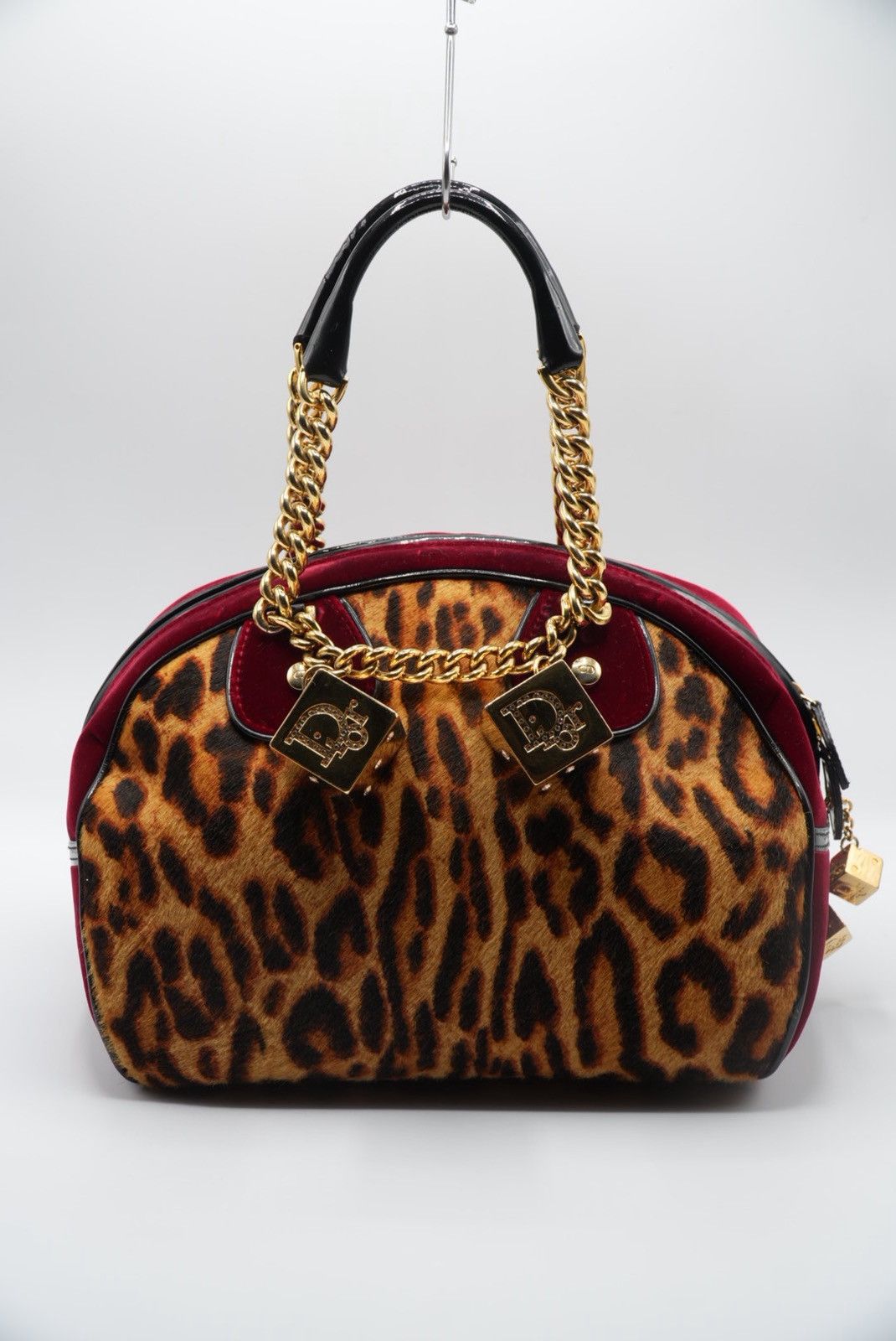 Dior 2000s Dior - John galliano Gambler Leopard Pony Bowler Bag Size ONE SIZE - 2 Thumbnail