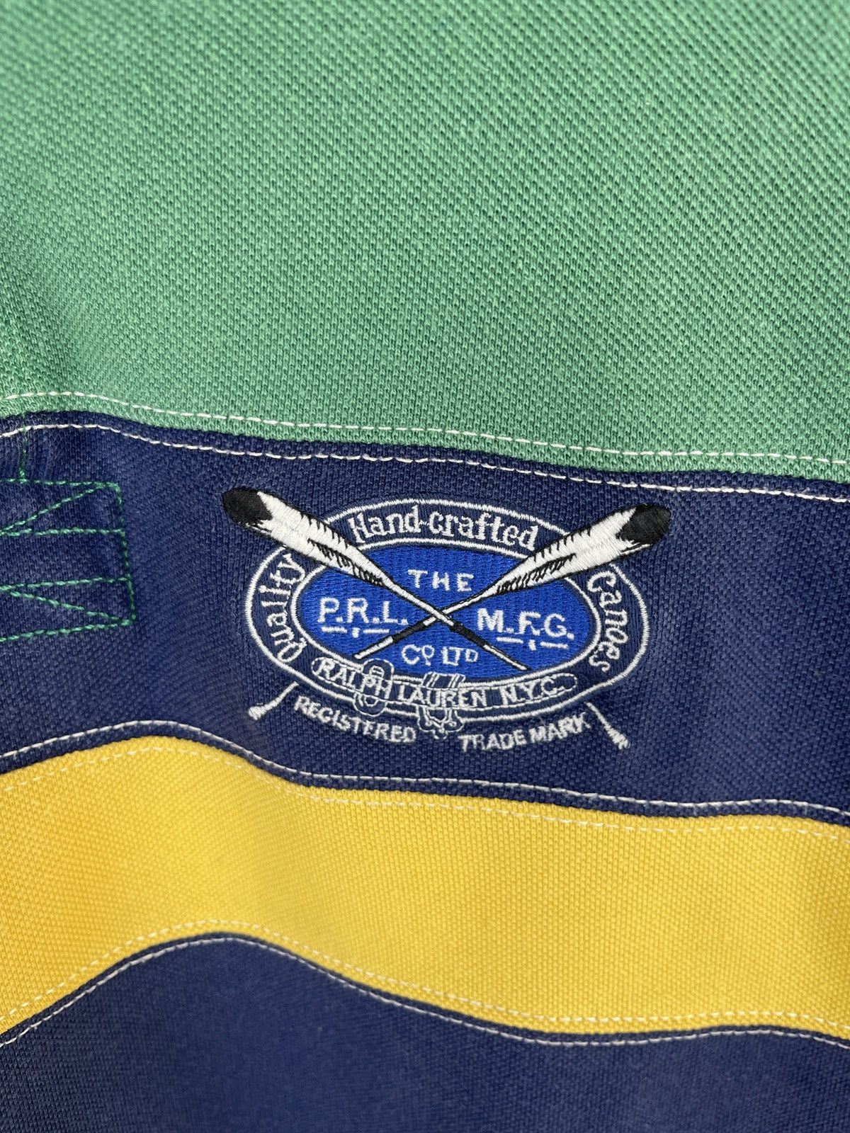 Polo Ralph Lauren Polo Ralph Lauren vintage 90s striped rugby polo shirt Size US S / EU 44-46 / 1 - 8 Thumbnail