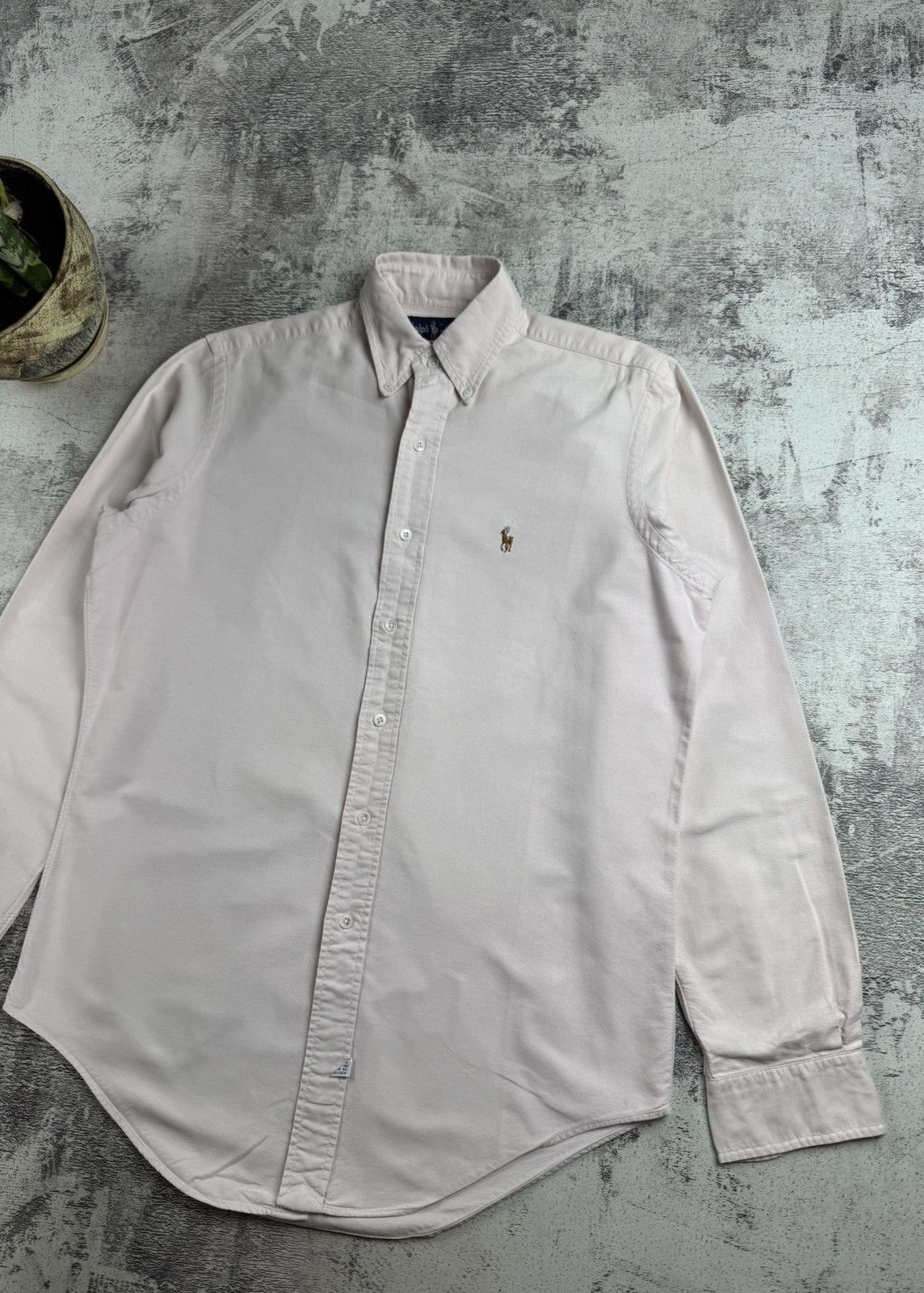Polo Ralph Lauren Polo Ralph Lauren 15-34 Pink Button Cotton M Fit Men’s Collar LongSleeve Shirt Size US M / EU 48-50 / 2 - 3 Thumbnail