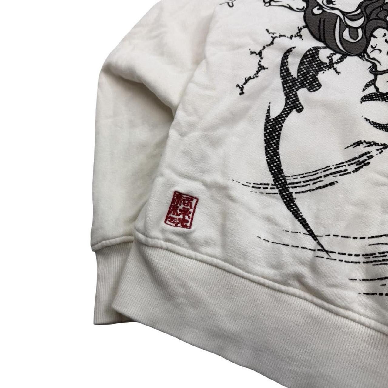 Karakuri Tamashii Karakuri Tamashii Embroidered Japanese White Hoodie - Medium Size US M / EU 48-50 / 2 - 4 Thumbnail