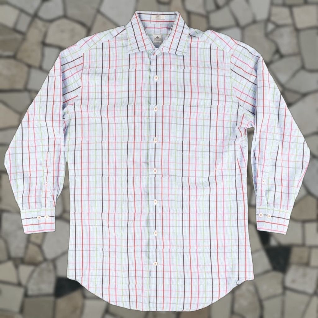 Peter Millar Peter Millar Shirt Blue Striped Long Sleeve Button Down M Men Size US M / EU 48-50 / 2 - 1 Thumbnail