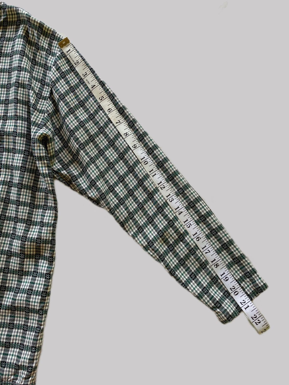Yohji Yamamoto Vintage Y’s Bis Sashiko Plaid Tops Size M / US 6-8 / IT 42-44 - 7 Thumbnail