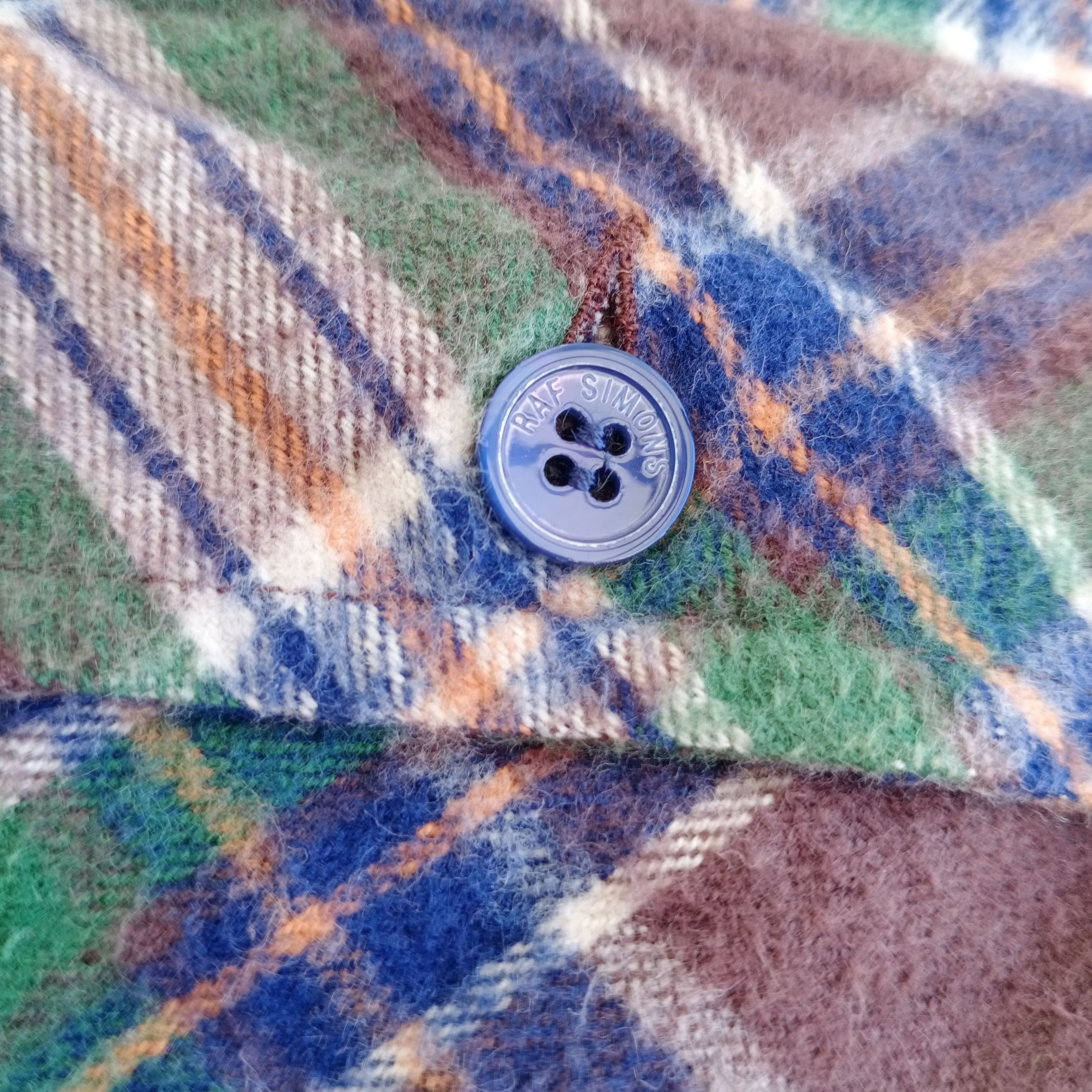 Raf Simons × Sterling Ruby Raf Simons X Sterling Ruby Check Flannel Green Brown Size US M / EU 48-50 / 2 - 8 Thumbnail