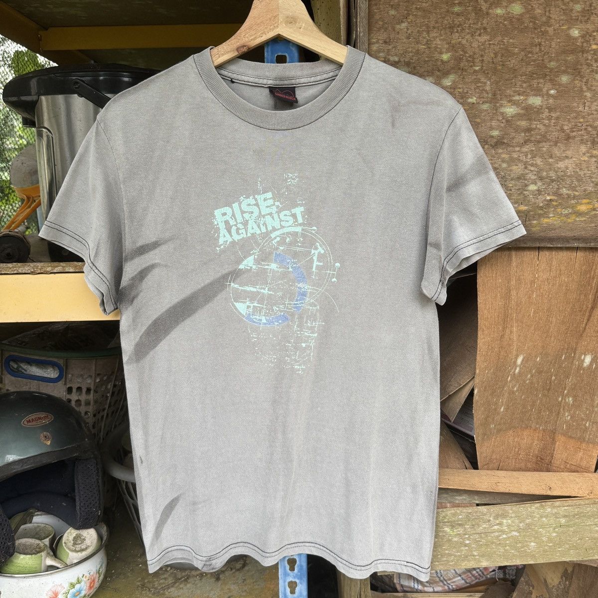Band Tees Sunfaded Rise Against Distressed Tee Size US XS / EU 42 / 0 - 1 Thumbnail