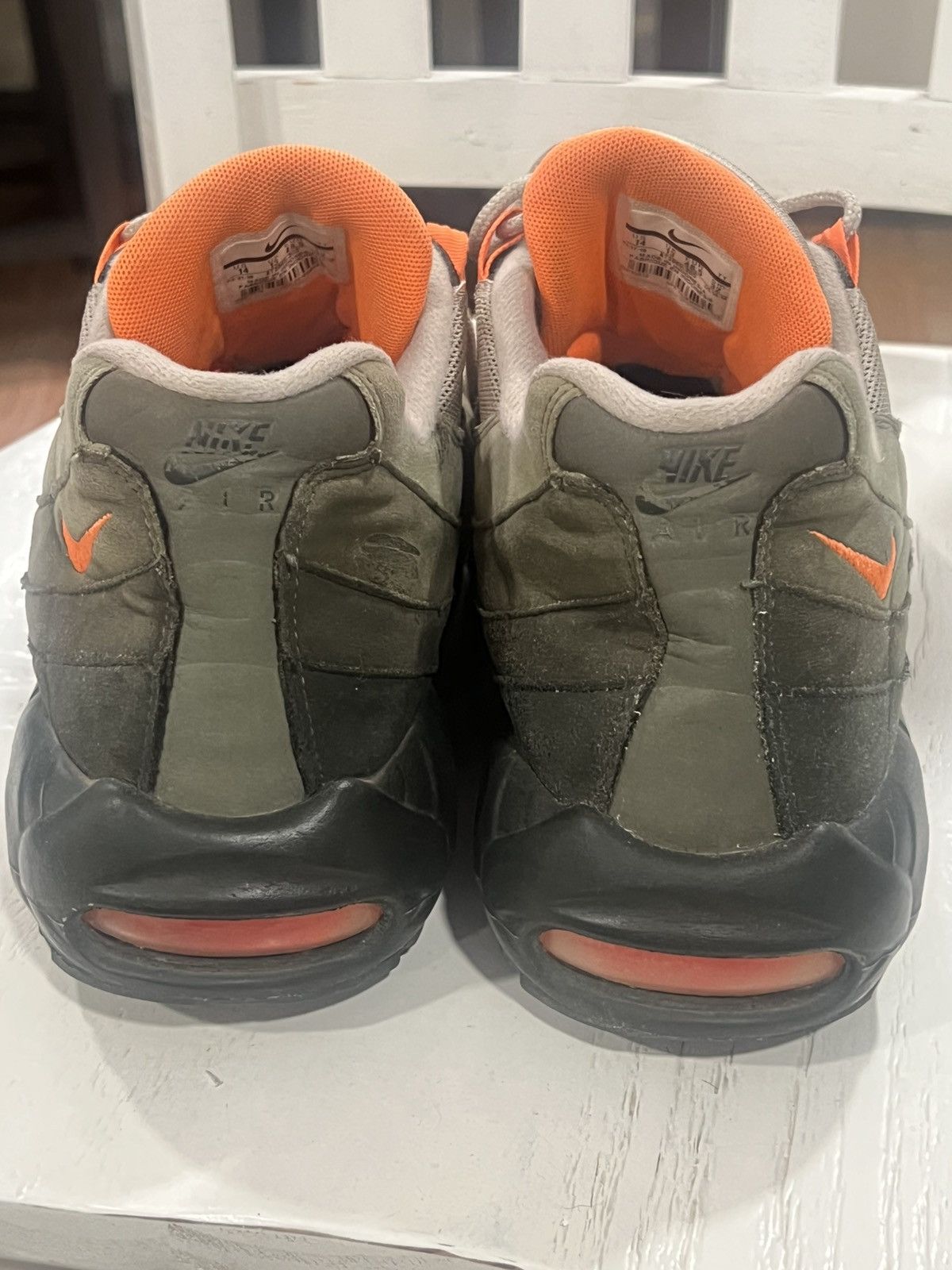 Nike Nike Air Max 95 OG “Neutral Olive Total Orange” Size US 14 / EU 47 - 4 Thumbnail