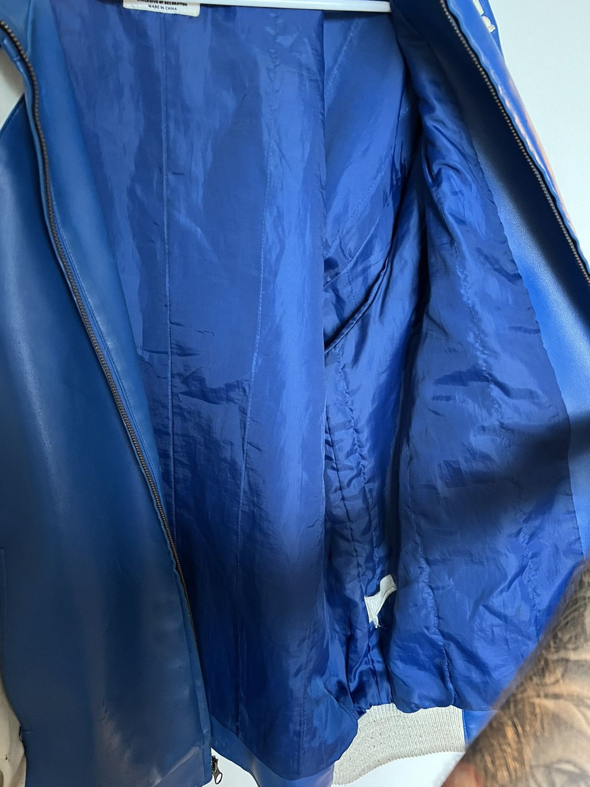 NFL × Vintage Insane Vintage 90s Indianapolis Colts Leather Jacket Size US M / EU 48-50 / 2 - 10 Thumbnail