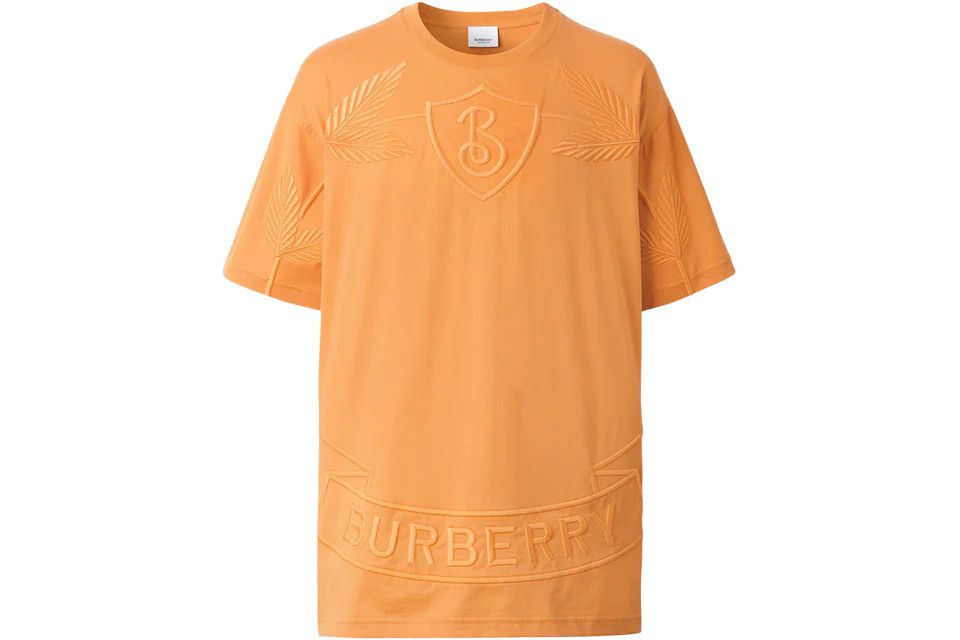 image of Burberry O1Srvl11E0424 T-Shirt In Dusty Orange, Men's (Size Medium)
