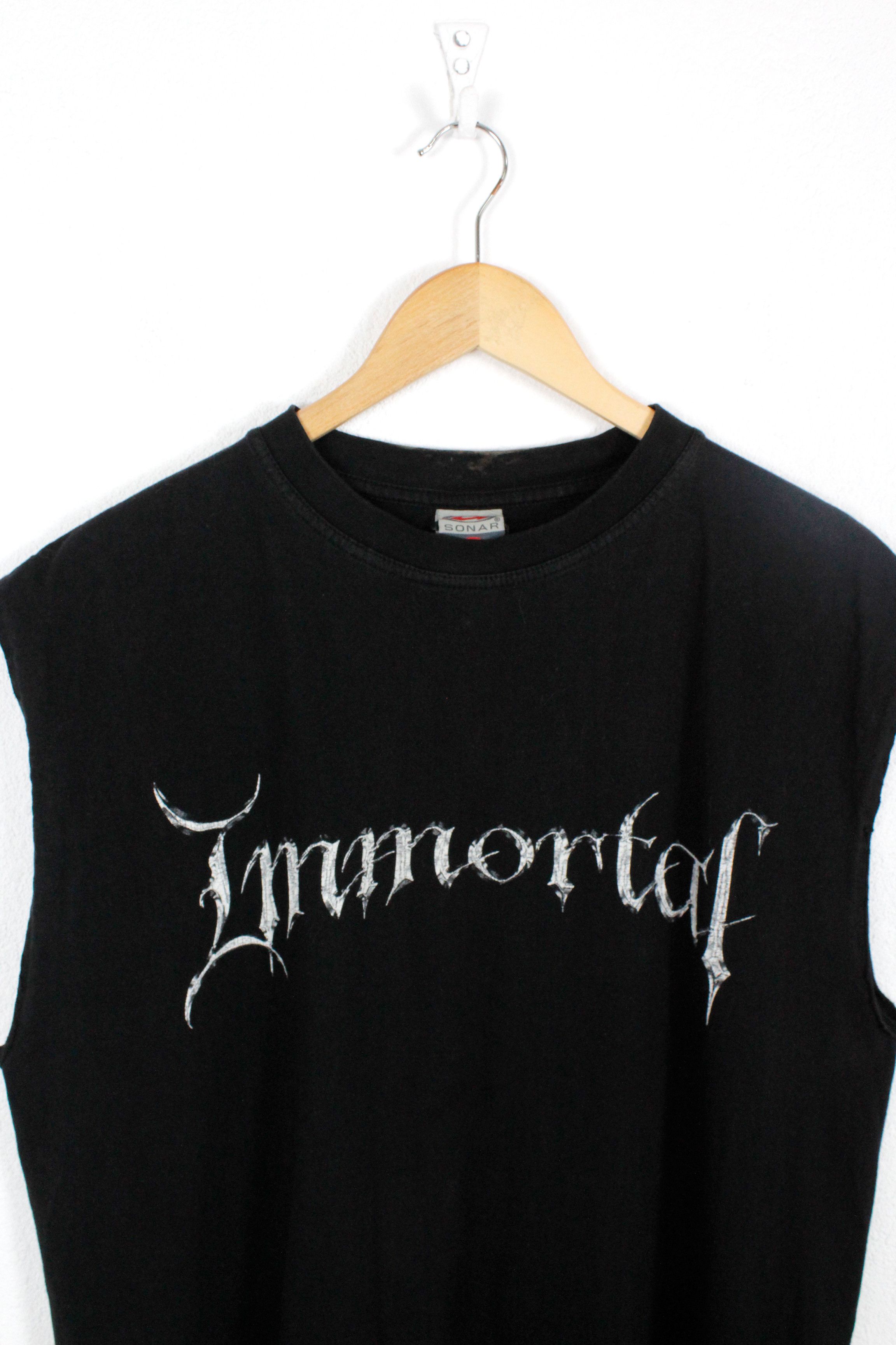 Band Tees Vintage Immortal Sons of Northern Darkness Metal Sleeveless Size US XL / EU 56 / 4 - 3 Thumbnail