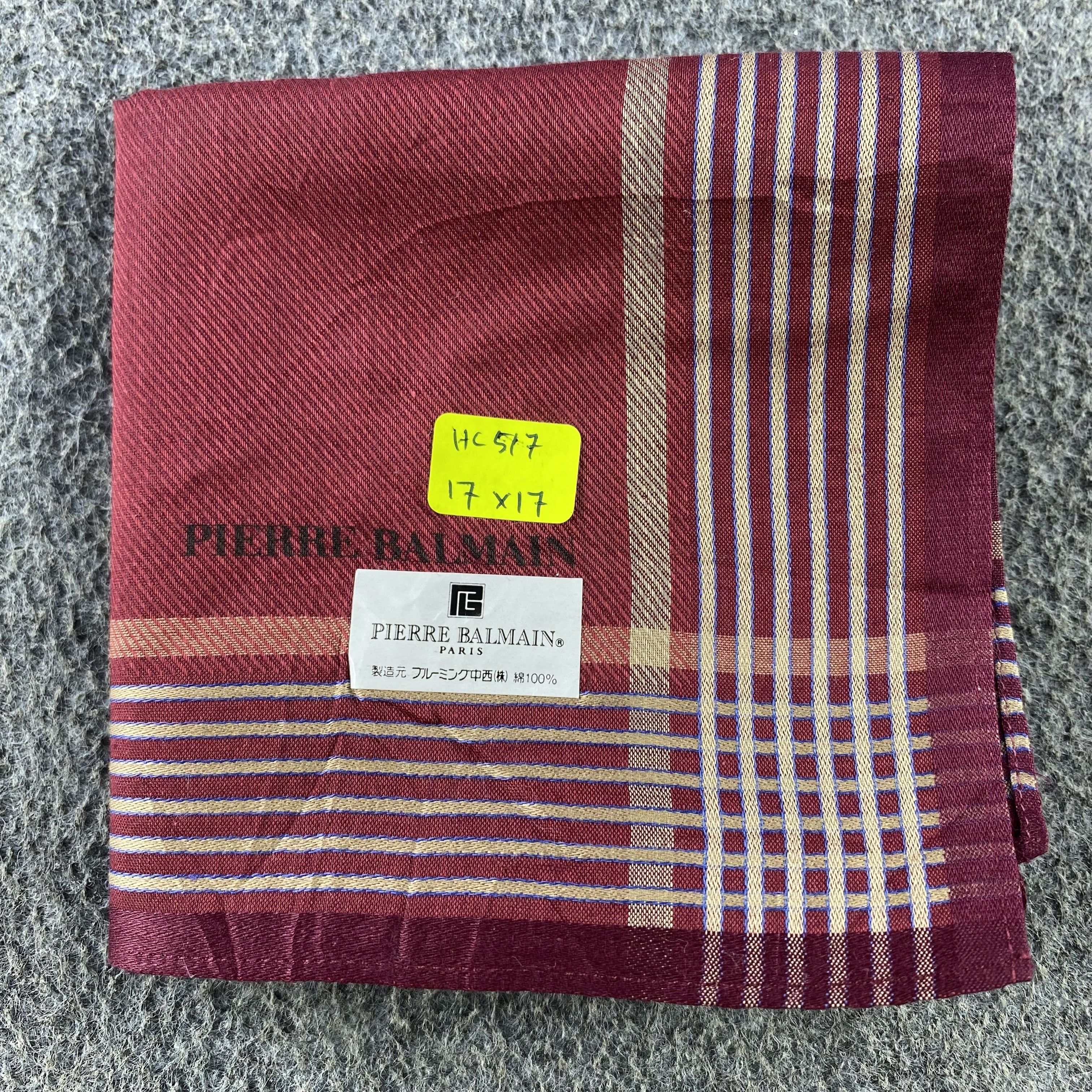 Pierre Balmain Pierre Balmain Handkerchief/Neckerchief/Bandana HC517 Size ONE SIZE - 5 Thumbnail