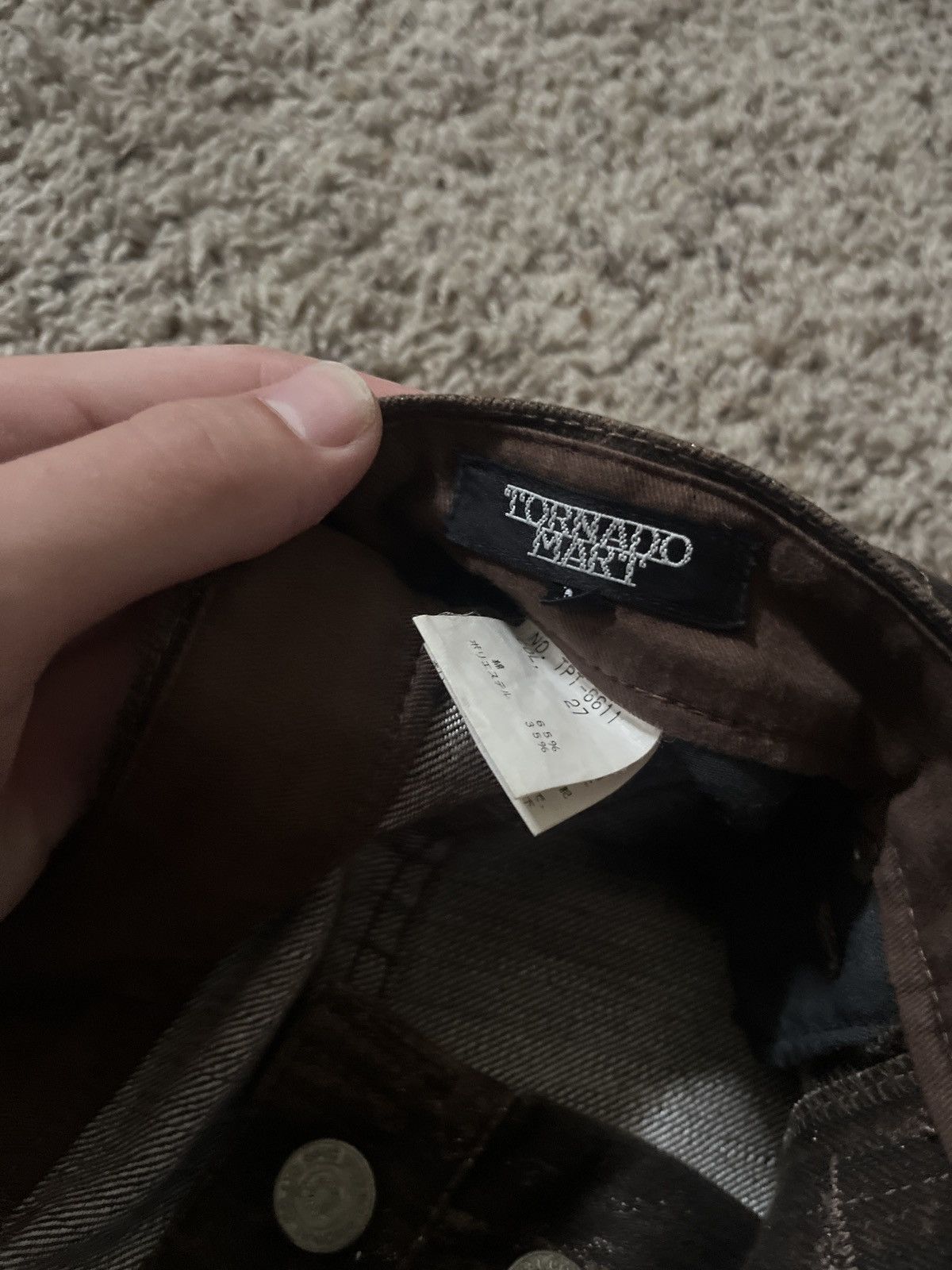 Tornado Mart Brown Tornado Mart Denim size 28 Size US 28 / EU 44 - 4 Thumbnail