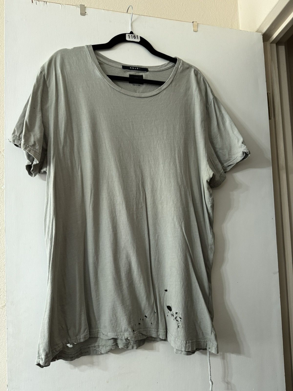 Ksubi Ksubi Light Gray Tee Size US XXL / EU 58 / 5 - 1 Thumbnail