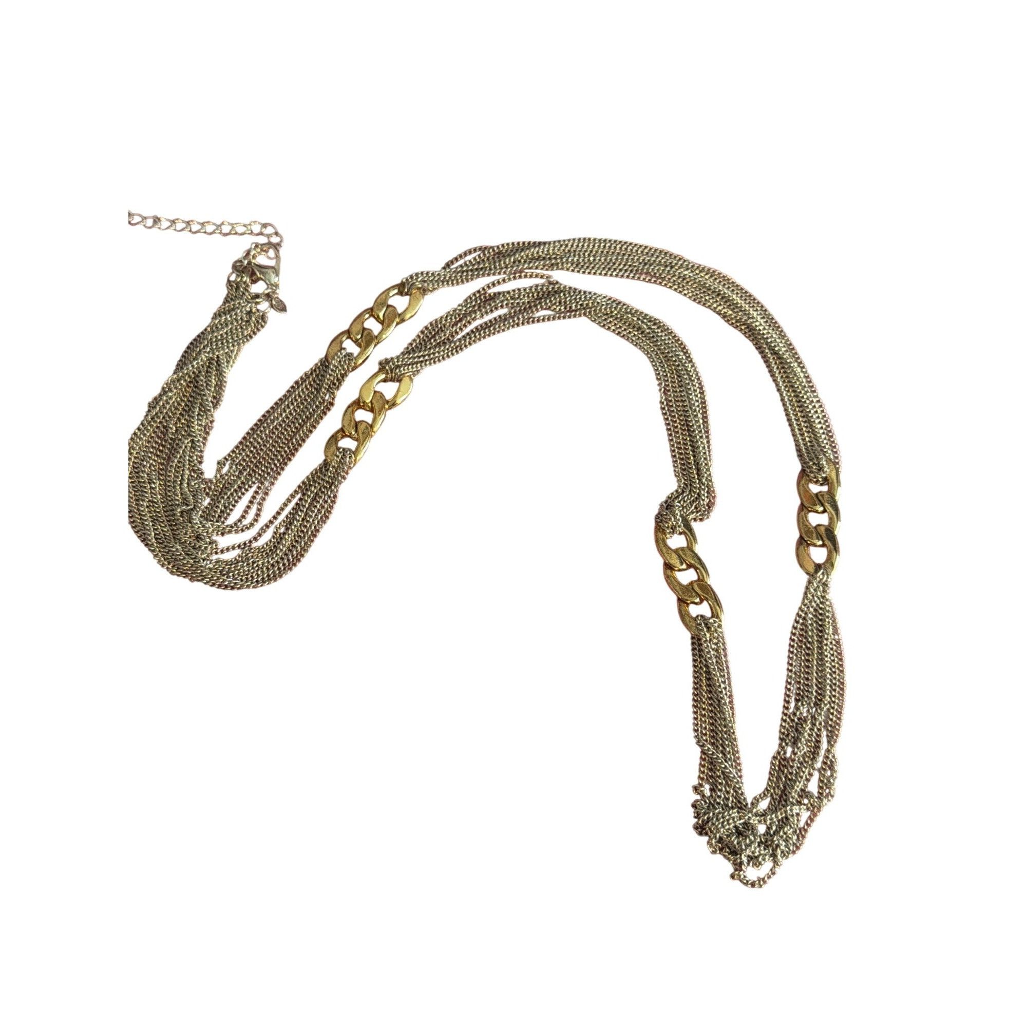 Other Premier Designs Michigan Ave Retired Necklace Gold Silver To Size ONE SIZE - 2 Thumbnail