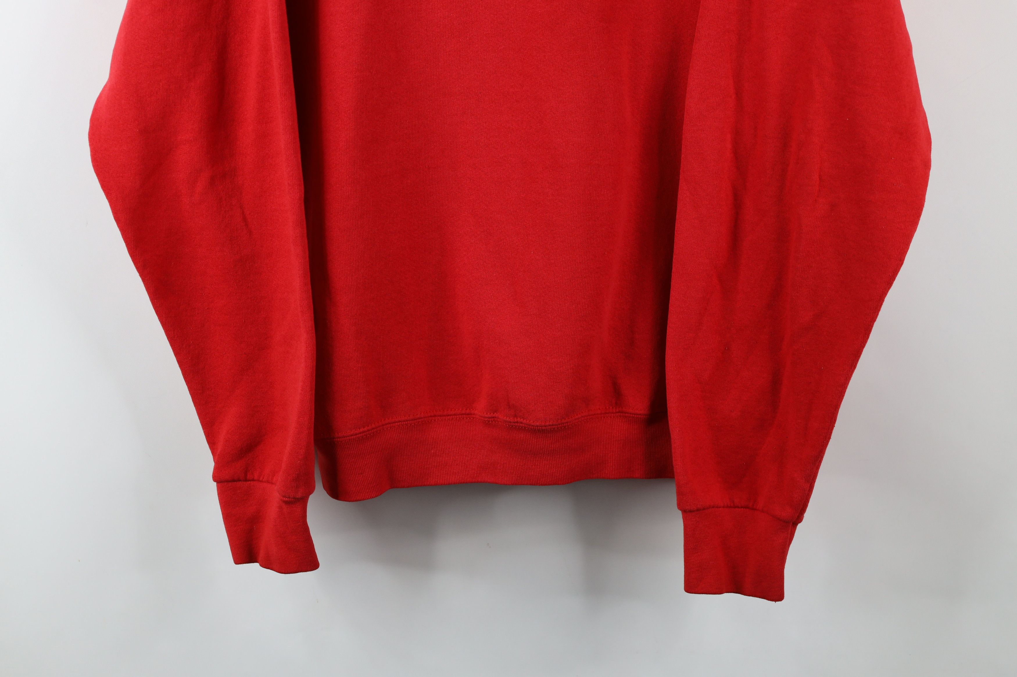 Disney × Vintage Vintage 90s Disney Mickey Mouse Crewneck Sweatshirt Red USA Size US XL / EU 56 / 4 - 3 Thumbnail
