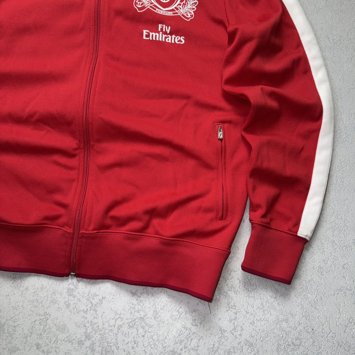 Nike Vintage 2011 Nike Arsenal Football Track Jacket Size US XL / EU 56 / 4 - 6 Thumbnail