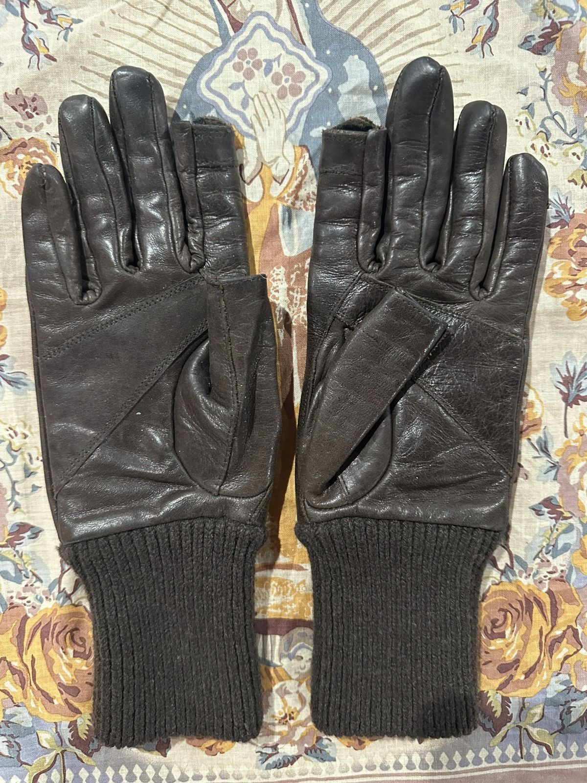 Rick Owens Rick Owens Touchscreen Leather Gloves Size ONE SIZE - 1 Thumbnail
