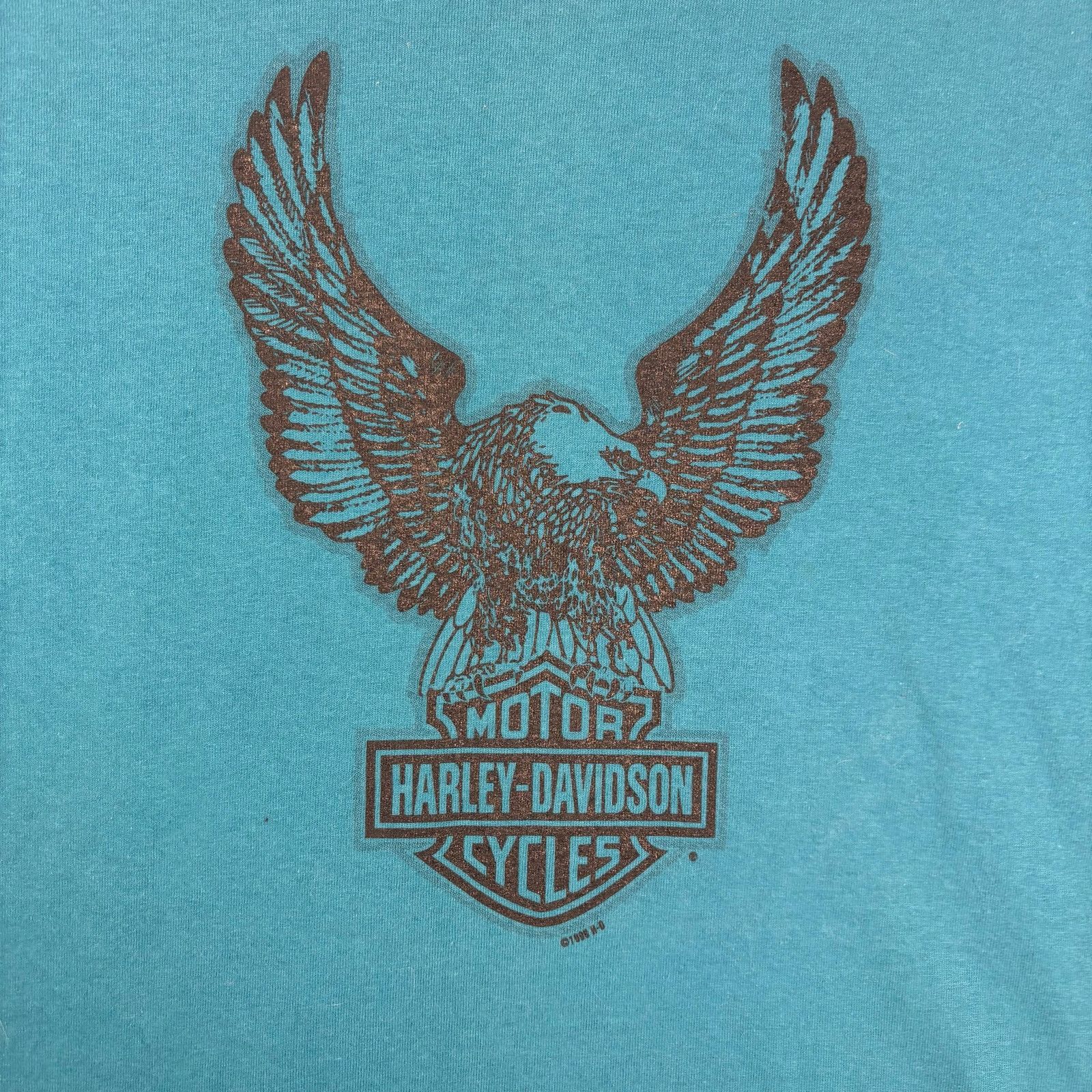 Harley Davidson VTG Harley Davidson 1999 Reversible Eagle Spell Out XXL Tee Size US XXL / EU 58 / 5 - 2 Thumbnail