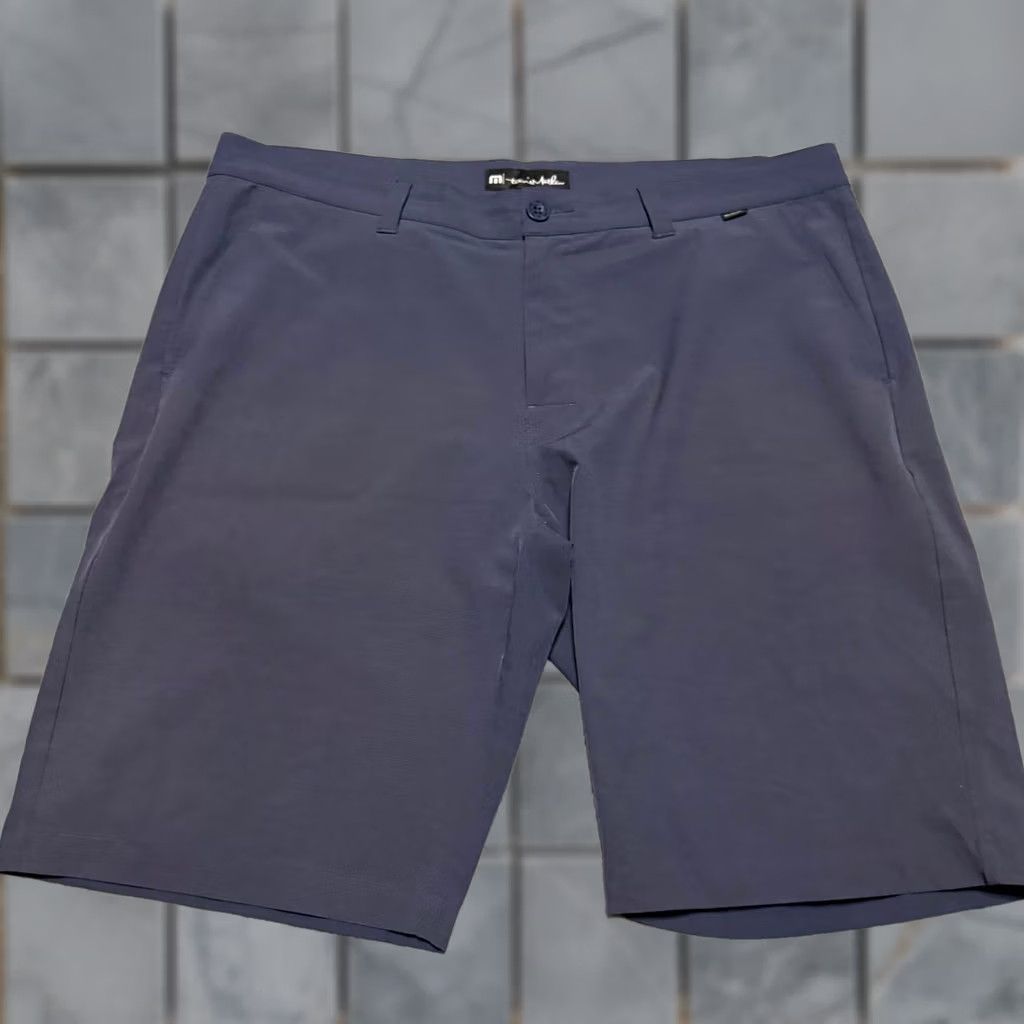 TravisMathew Travis Mathew Golf Shorts Mens 38 Blue Lightweight Performance Stretch 11” Size US 38 / EU 54 - 1 Thumbnail