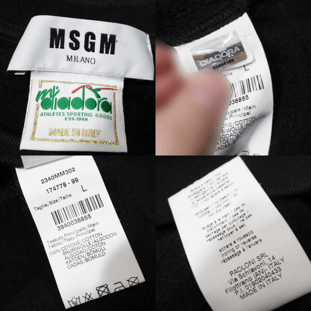 Diadora Logo Sweatshirt Size US L / EU 52-54 / 3 - 8 Thumbnail