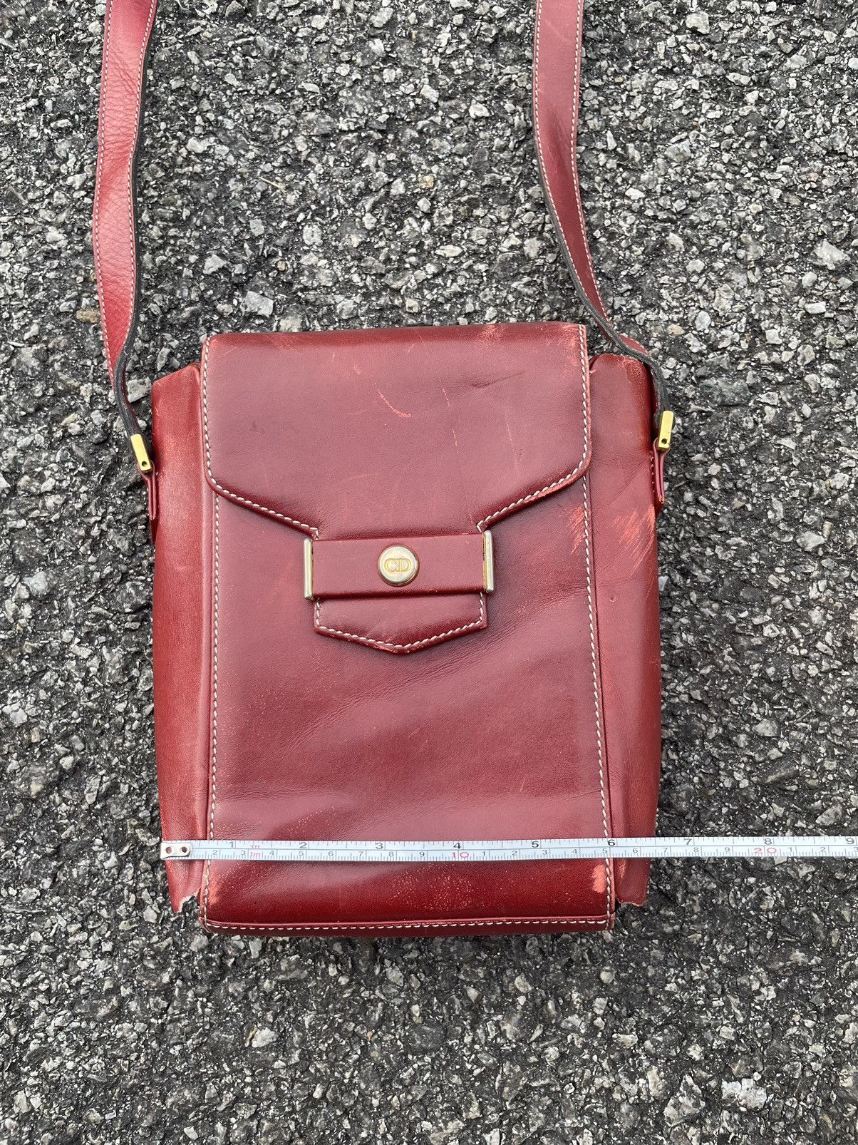 Dior Vintage Christian Dior Sling Bag Leather Size ONE SIZE - 14 Thumbnail
