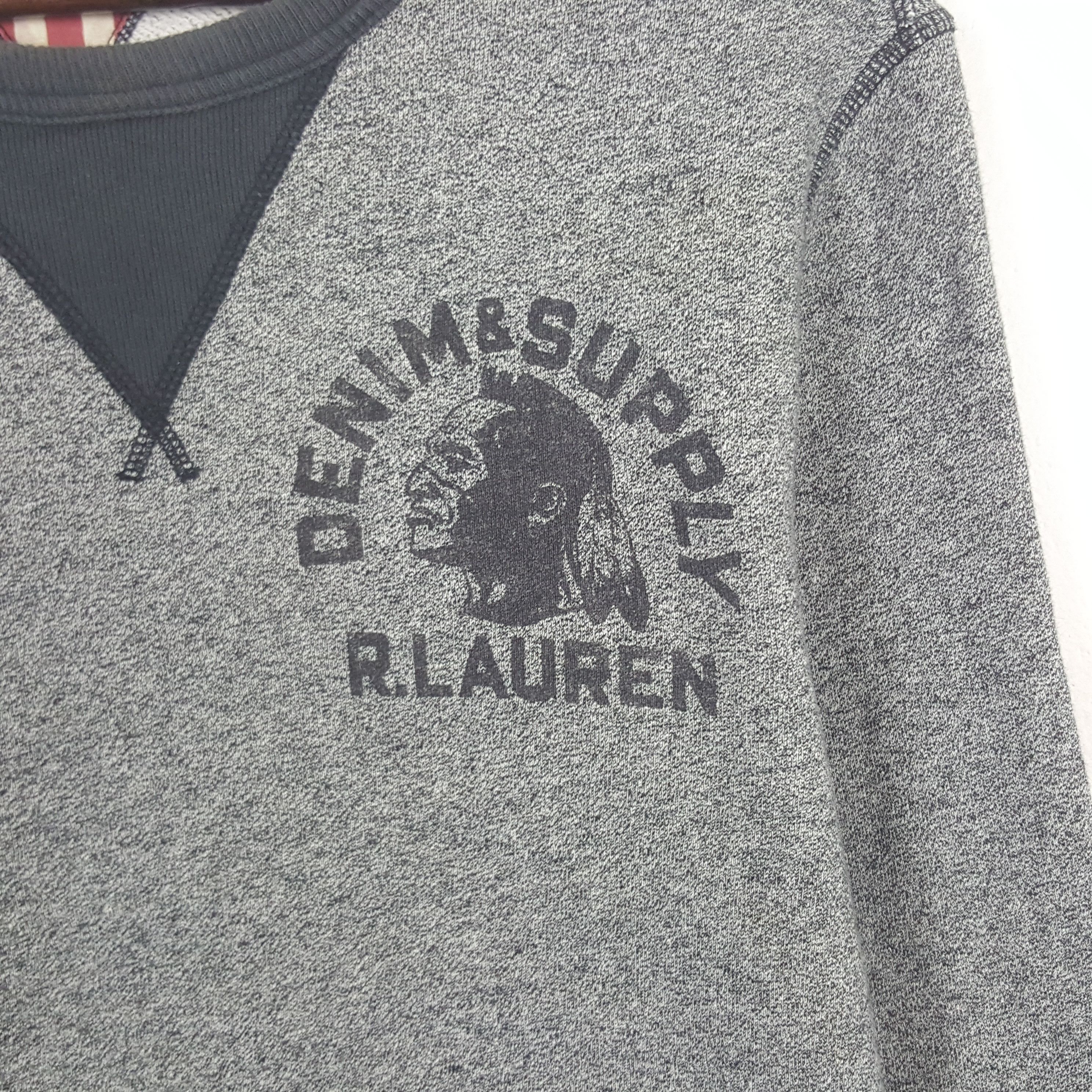 Ralph Lauren × Vintage Vintage Denim & Supply Ralph Lauren Sweatshirt C283N11 Size US M / EU 48-50 / 2 - 2 Thumbnail