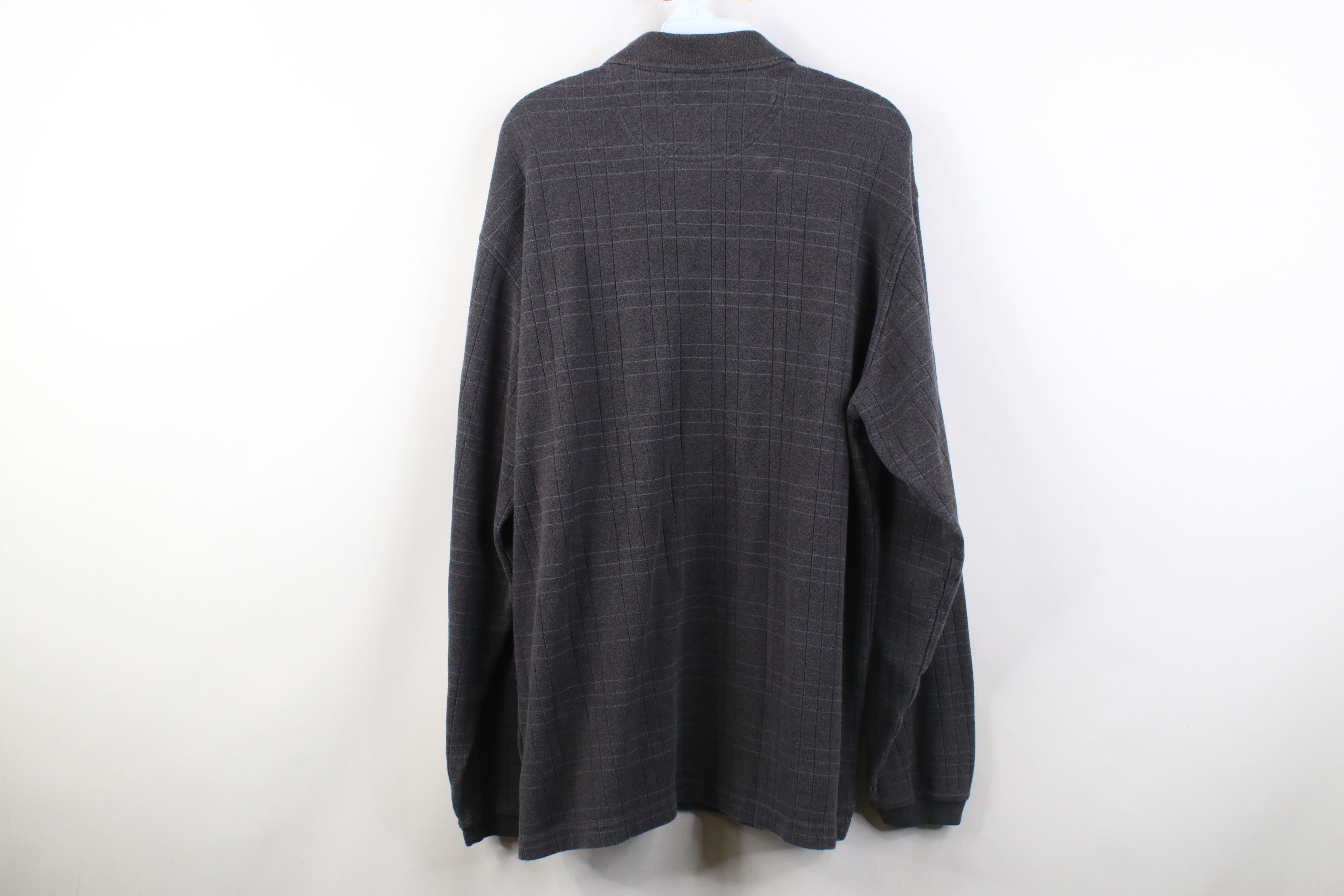 Vintage Vintage 90s Y2K Streetwear Knit Long Sleeve Rugby Polo Shirt Size US L / EU 52-54 / 3 - 10 Thumbnail