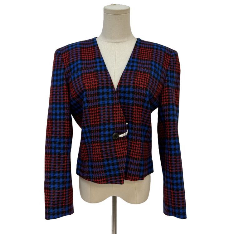 Givenchy Givenchy Life Plaid Wool Jacket Size M Size M / US 6-8 / IT 42-44 - 1 Thumbnail