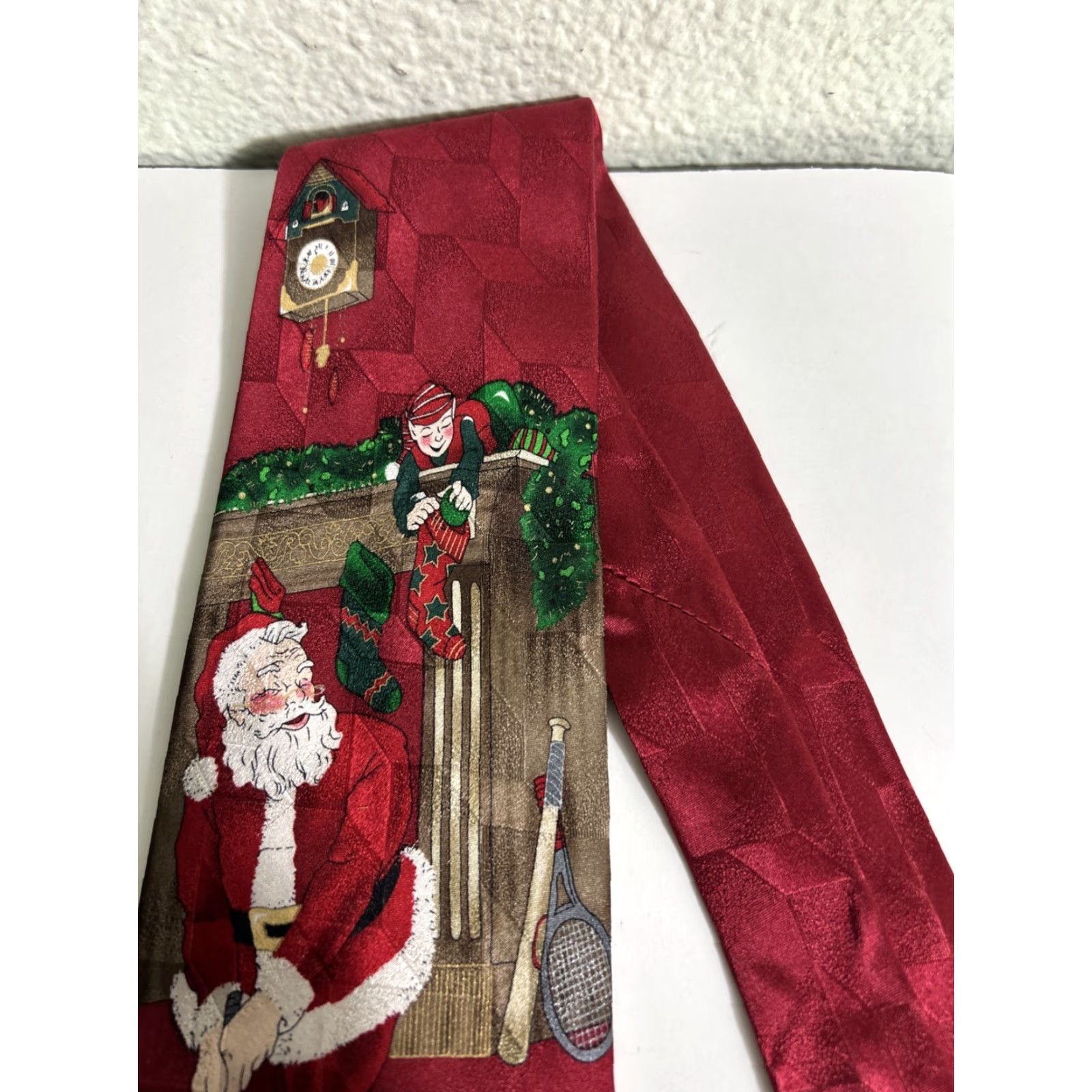 Vintage **CHRISTMAS NECKTIE MMG RED SANTA GOLF MEN'S** User: **RED CHRISTMAS NECKTIE MMG SANTA GOLF MEN'S** Size ONE SIZE - 6 Thumbnail