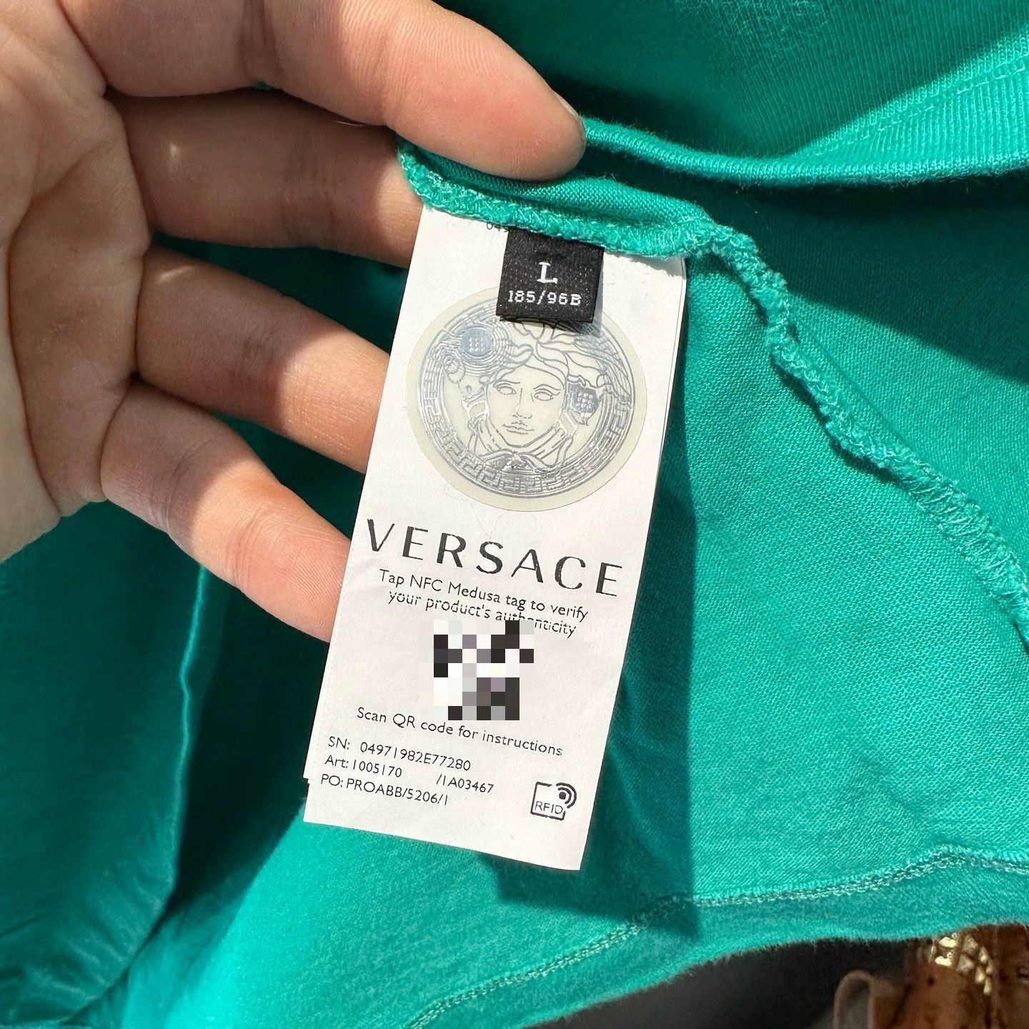 Versace Versace Medusa Logo SS Tee L Size US L / EU 52-54 / 3 - 4 Thumbnail