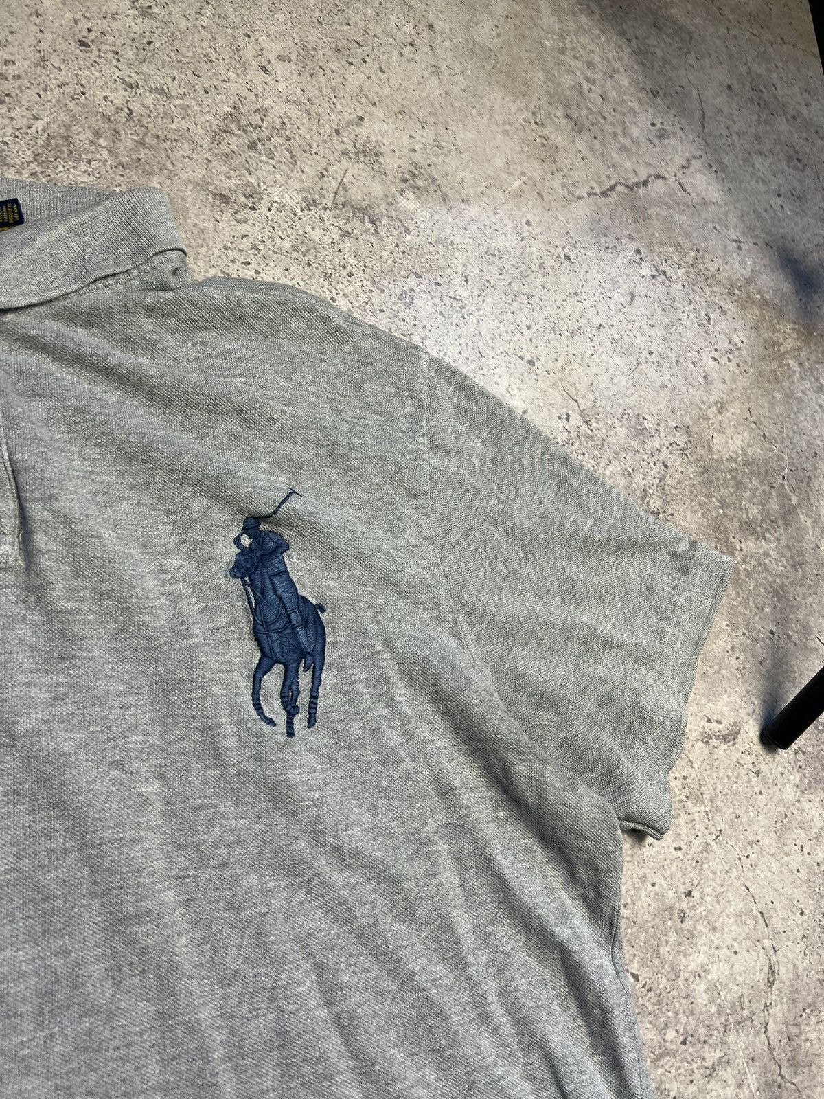 Polo Ralph Lauren Vintage Polo Ralph Lauren Black Polo Number 3 cheef keef Size US XL / EU 56 / 4 - 4 Thumbnail