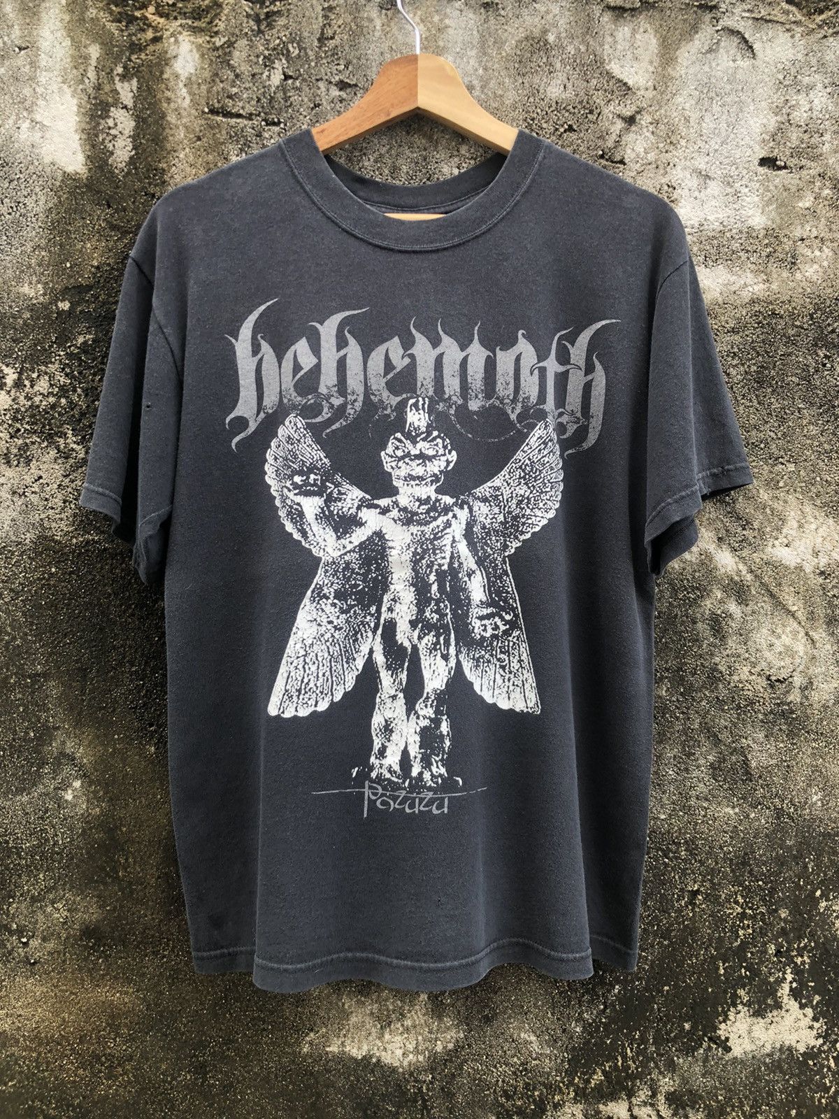 Band Tees × Vintage Vintage 00s Behemoth "Pazuzu" Death Metal Tshirt Size US M / EU 48-50 / 2 - 1 Thumbnail
