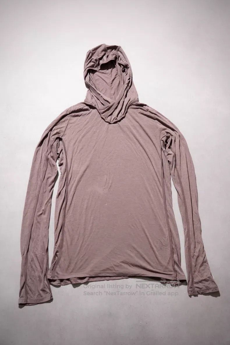 Julius Julius Pinkish Brown Hooded Long Shirt Size US M / EU 48-50 / 2 - 1 Thumbnail