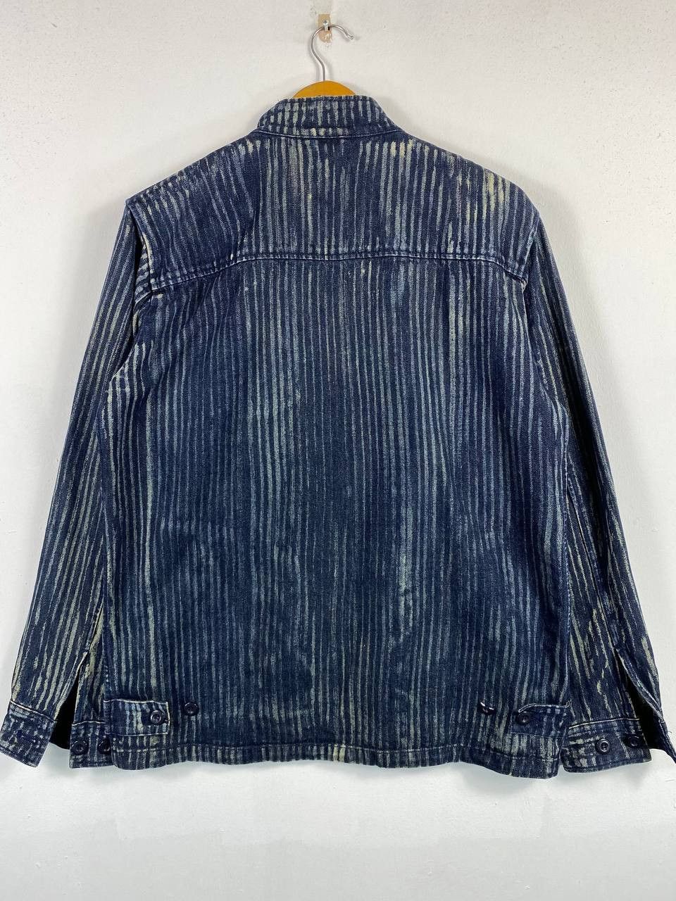 Japanese Brand power to the people denim jacket nice design Size US L / EU 52-54 / 3 - 9 Thumbnail