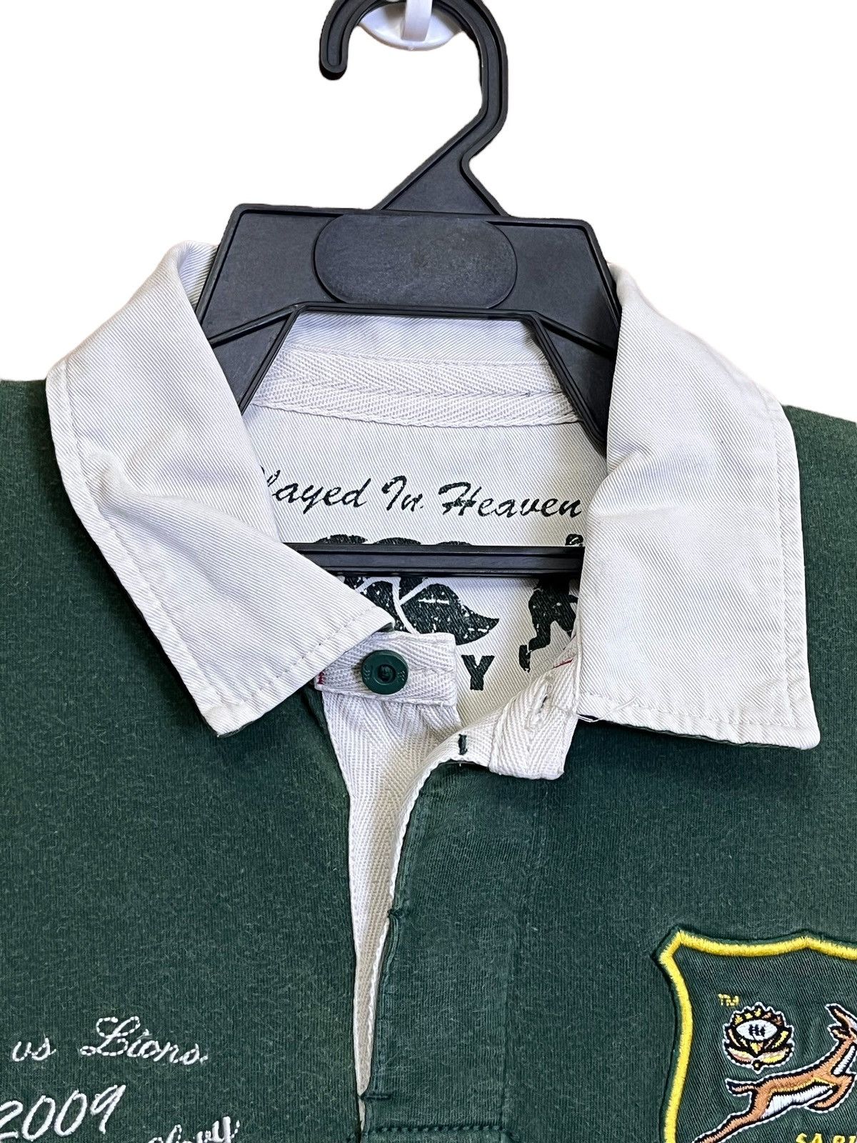 Canterbury of New Zealand VTG CANTERBURY SOUTH AFRICA BOKS vs LIONS 2009 RUGBY SHIRT Size US M / EU 48-50 / 2 - 3 Thumbnail