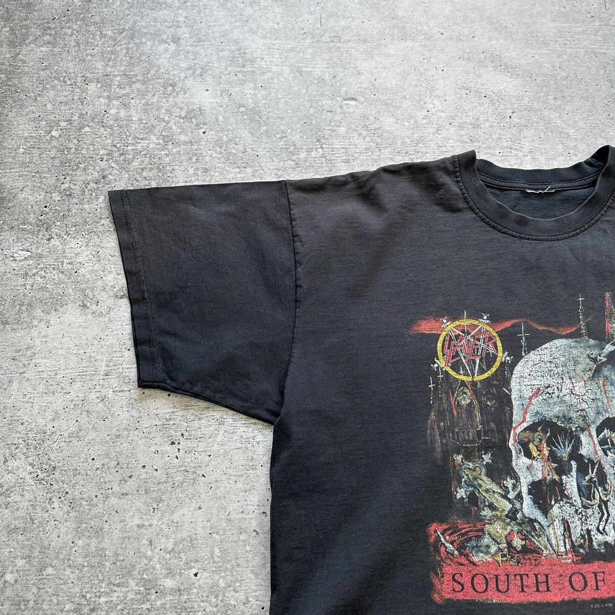 Vintage Vintage Slayer South Of Heaven 2009 T-shirt Black Size M Size US M / EU 48-50 / 2 - 2 Thumbnail