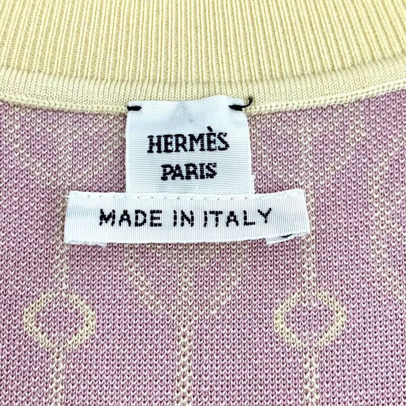 Hermes Hermes Yellow Short Sleeve Knitted Dress-2506 Size S / US 4 / IT 40 - 5 Thumbnail