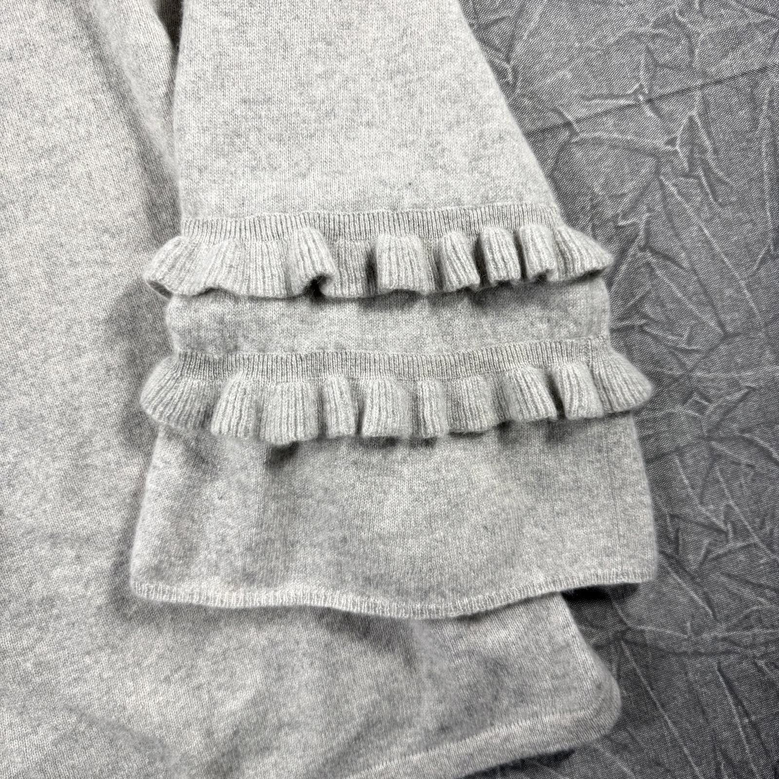 Charter Club Charter Club Sweater Women's 1X Grey Cashmere Bell Sleeve Size L / US 10 / IT 46 - 2 Thumbnail