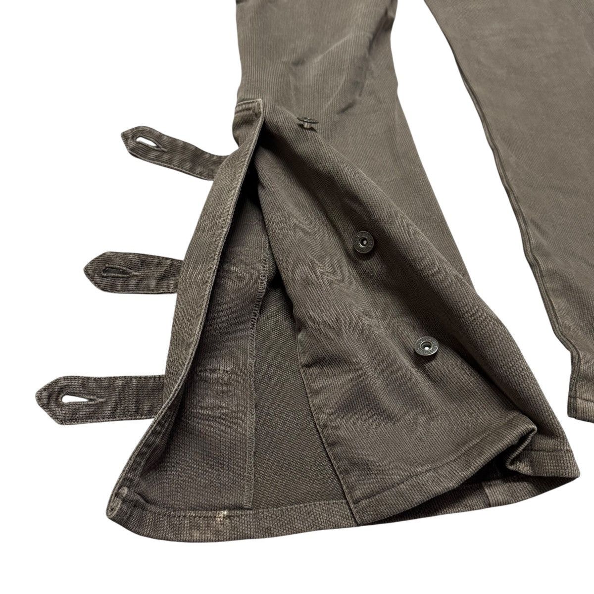 Japanese Brand Morgan Homme Brown Denim Flare Pants Size US 29 - 16 Thumbnail