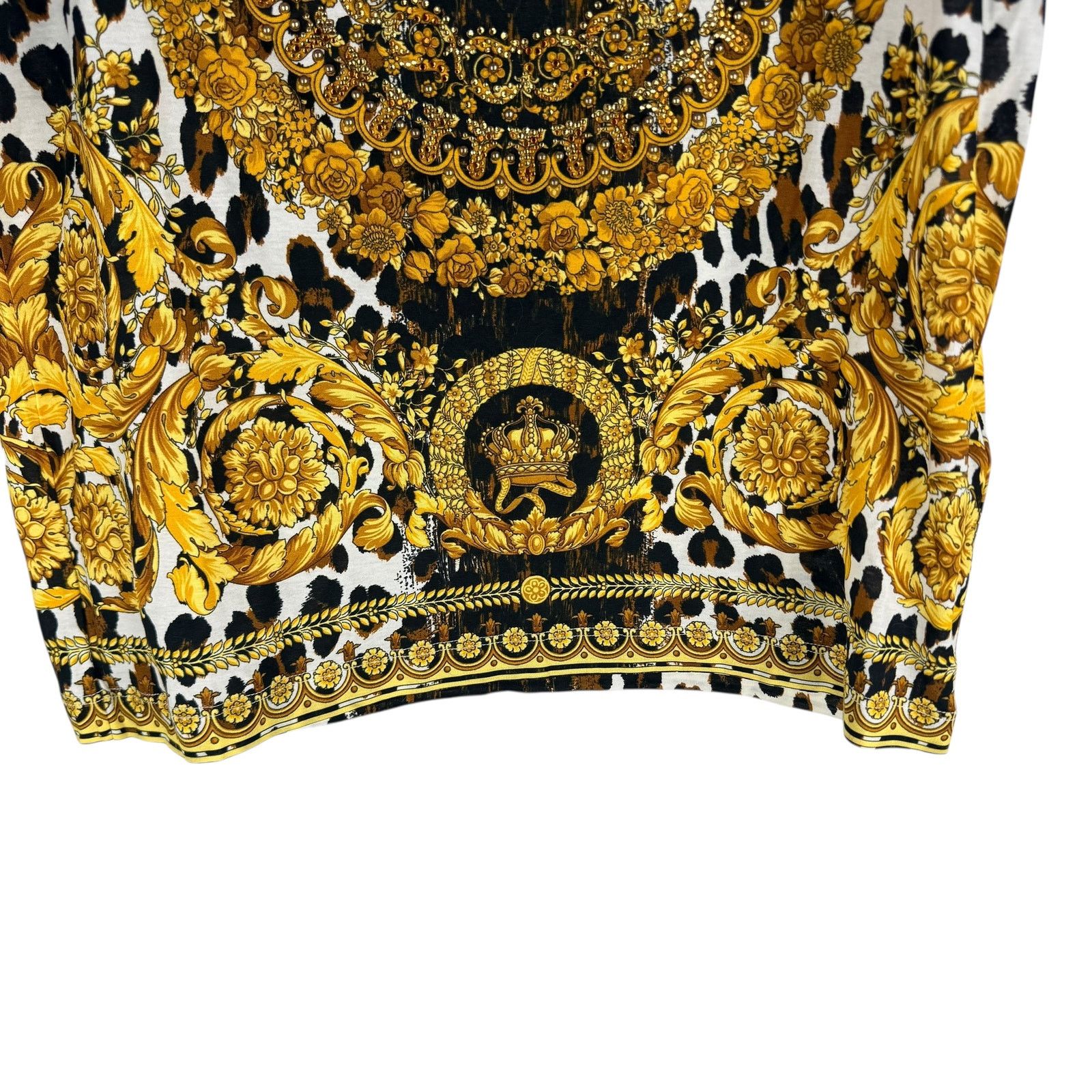 Versace New Versace Tribute Wild Baroque SS 1992 Shirt White Size S Size US S / EU 44-46 / 1 - 4 Thumbnail