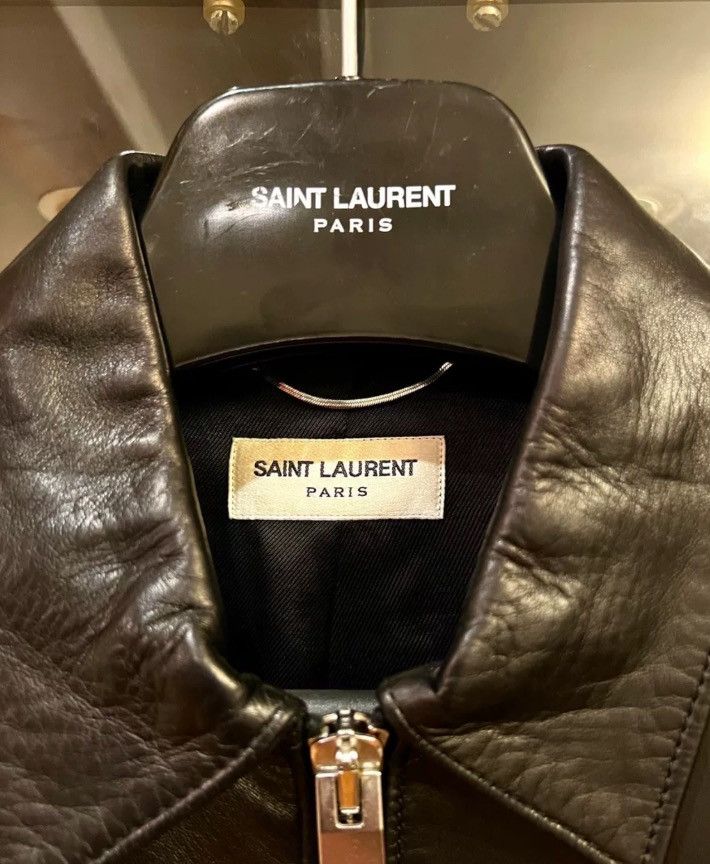 Saint Laurent Paris × Yves Saint Laurent Saint Laurent 13ss 1st year leather jacket2410-Nextarrow Size US M / EU 48-50 / 2 - 4 Thumbnail
