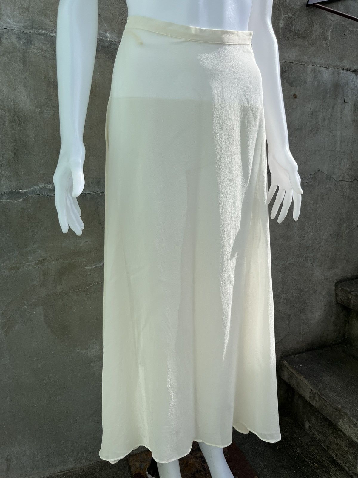 Dior Silk Maxi Skirt Size 27" / US 4 / IT 40 - 3 Thumbnail
