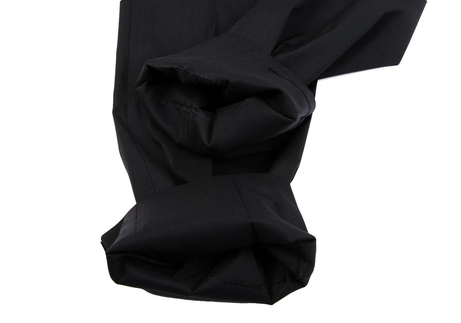 Jean Paul Gaultier Wool Blend Tapered Pants in Black, Size 48 Size US 32 / EU 48 - 8 Thumbnail
