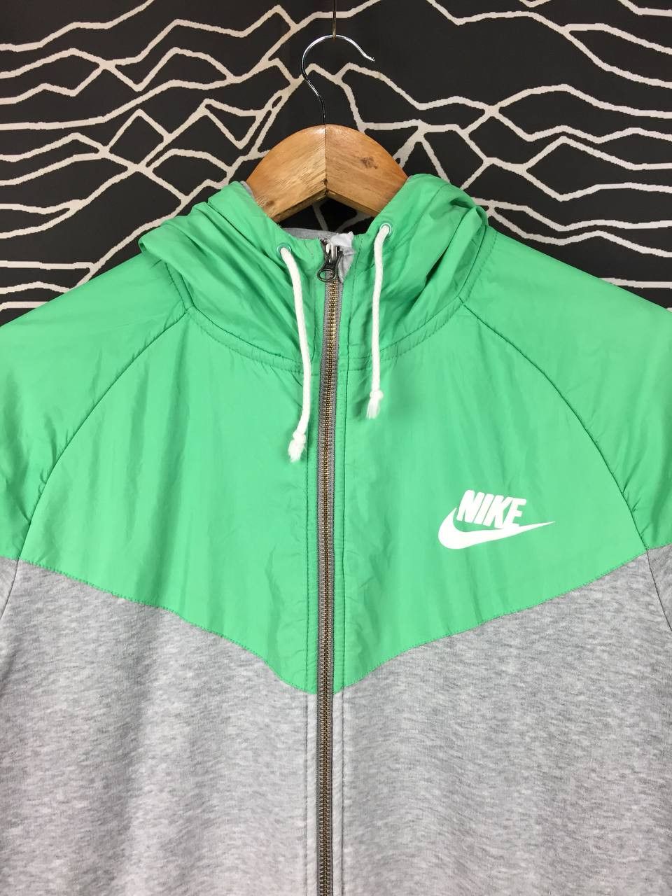 Nike Nike Windrunner Two-Tone Hybrid Full Zip Sportswear Hoodie Size US L / EU 52-54 / 3 - 4 Thumbnail