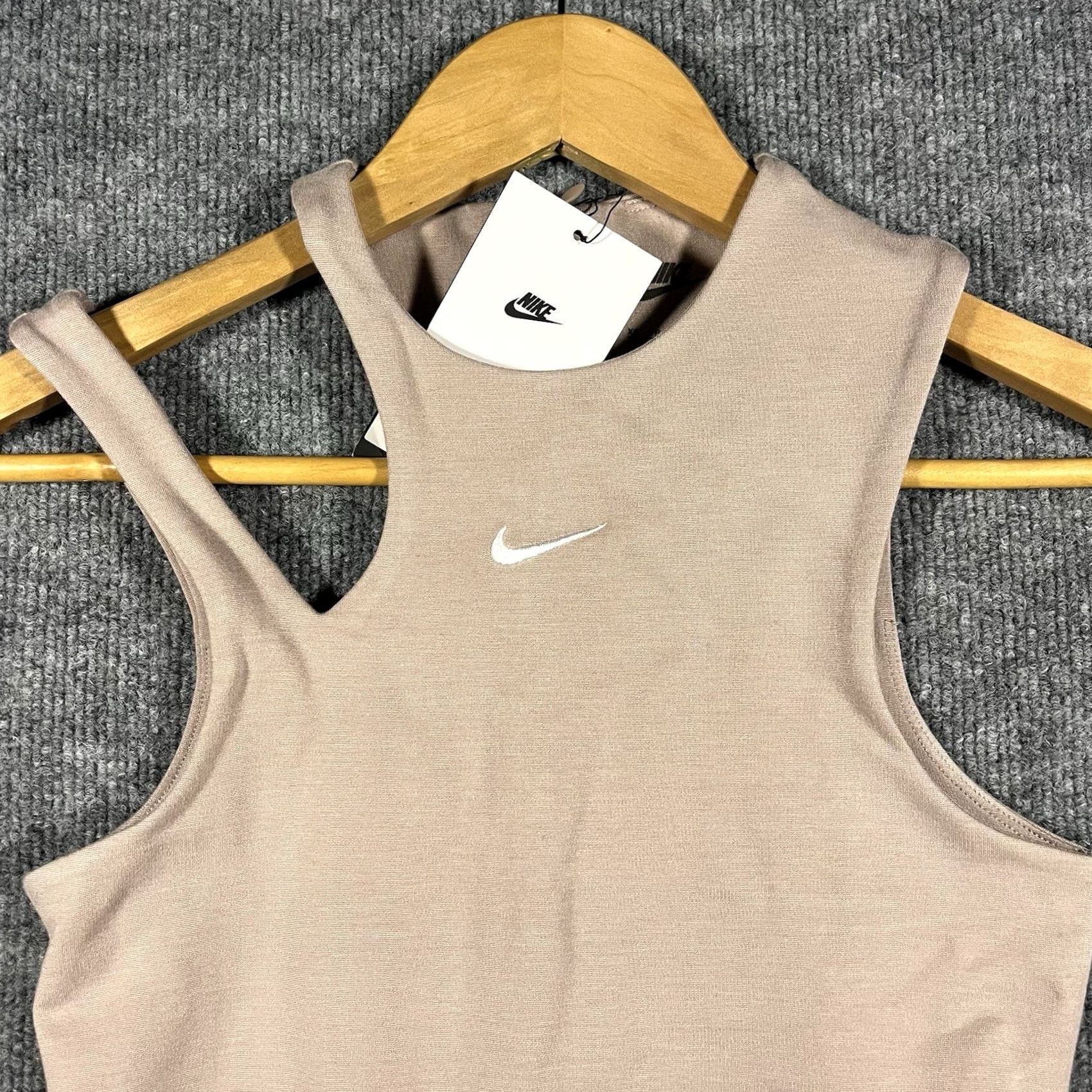 Nike Nike Sportswear Essential Bodysuit Tank Women XS Multicolor Crew Neck Zip Sleeveless Breathable Lightweight Activewear NWT Size XS / US 0-2 / IT 36-38 - 3 Thumbnail