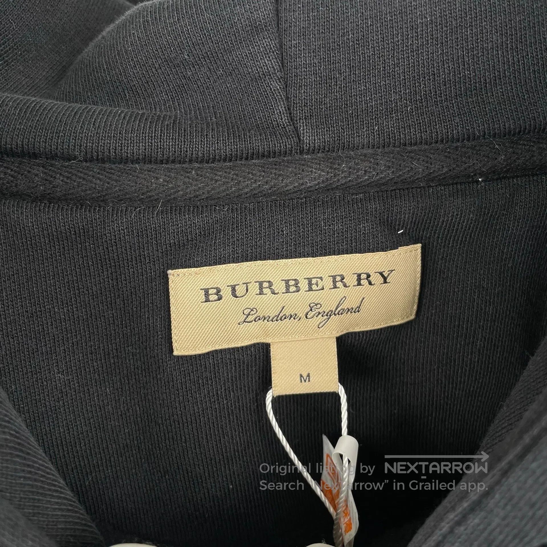 Burberry Burberry Black Front Horse Hooded Sweatshirt Size M| Size US M / EU 48-50 / 2 - 4 Thumbnail