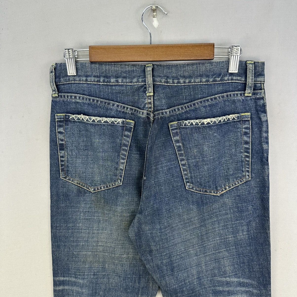 Undercover Y2k Uniqlo Washed Distressed Bootcut Jeans Size US 31 - 5 Thumbnail