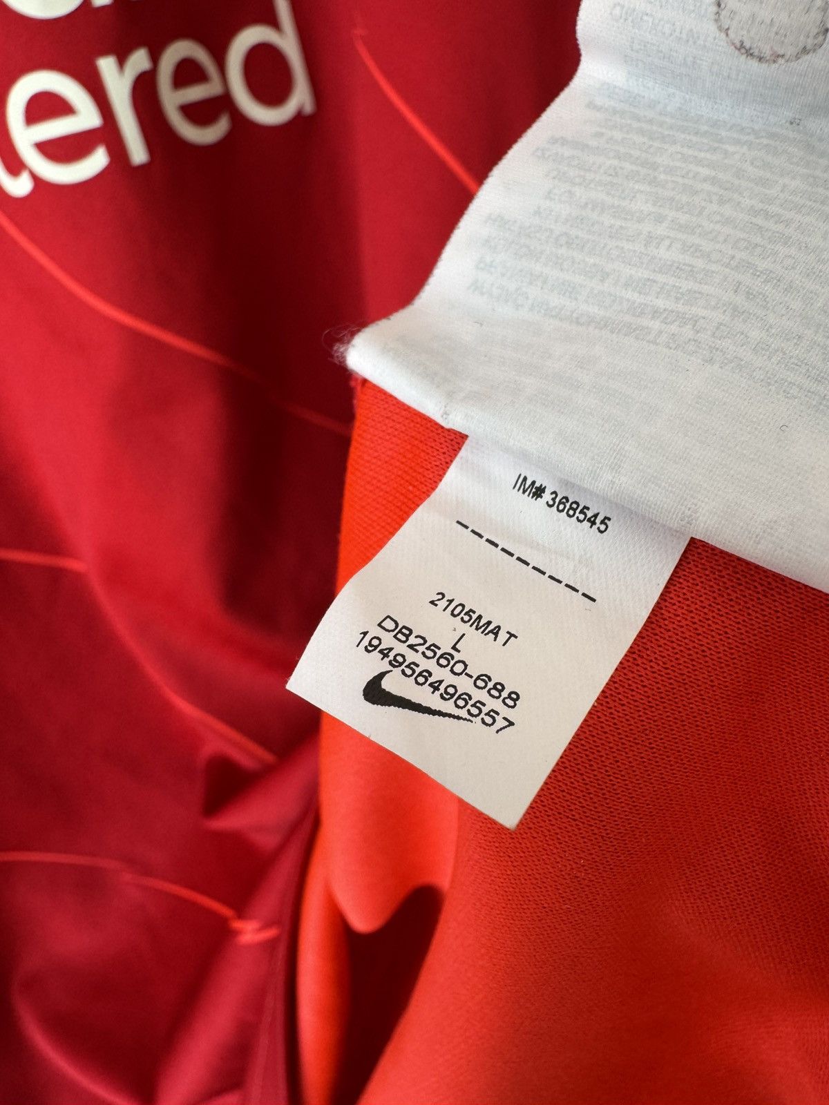 Nike Liverpool 2021-2022 Home Soccer Jersey Nike Football Shirt Size US L / EU 52-54 / 3 - 14 Thumbnail