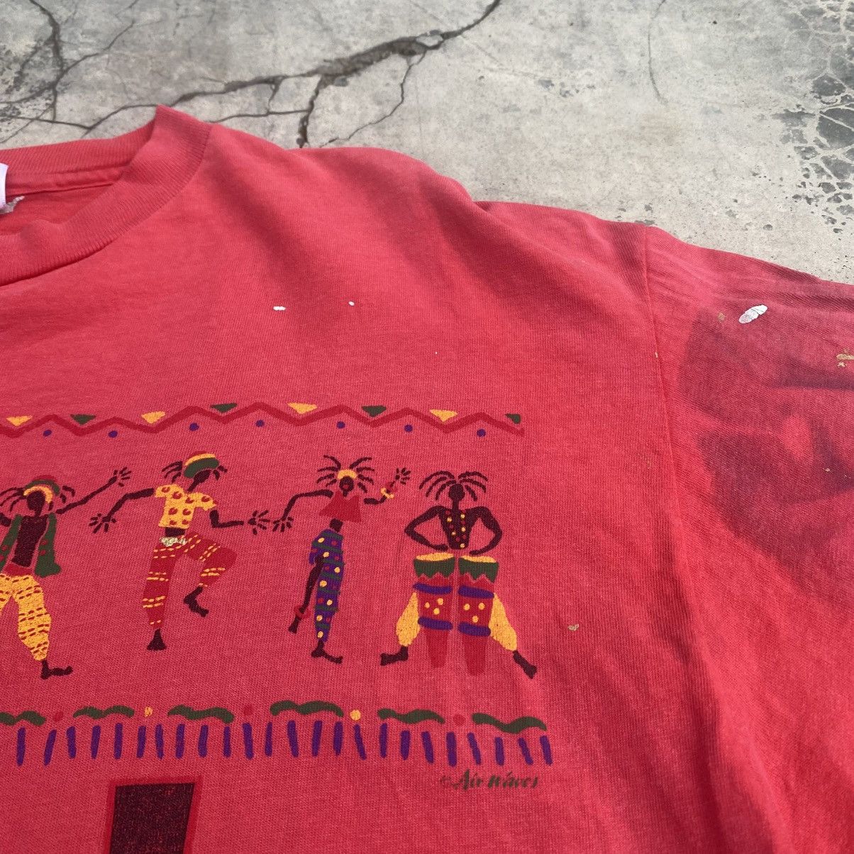 Bob Marley 1990s Rasta Florida distressed tee Size US XL / EU 56 / 4 - 5 Thumbnail